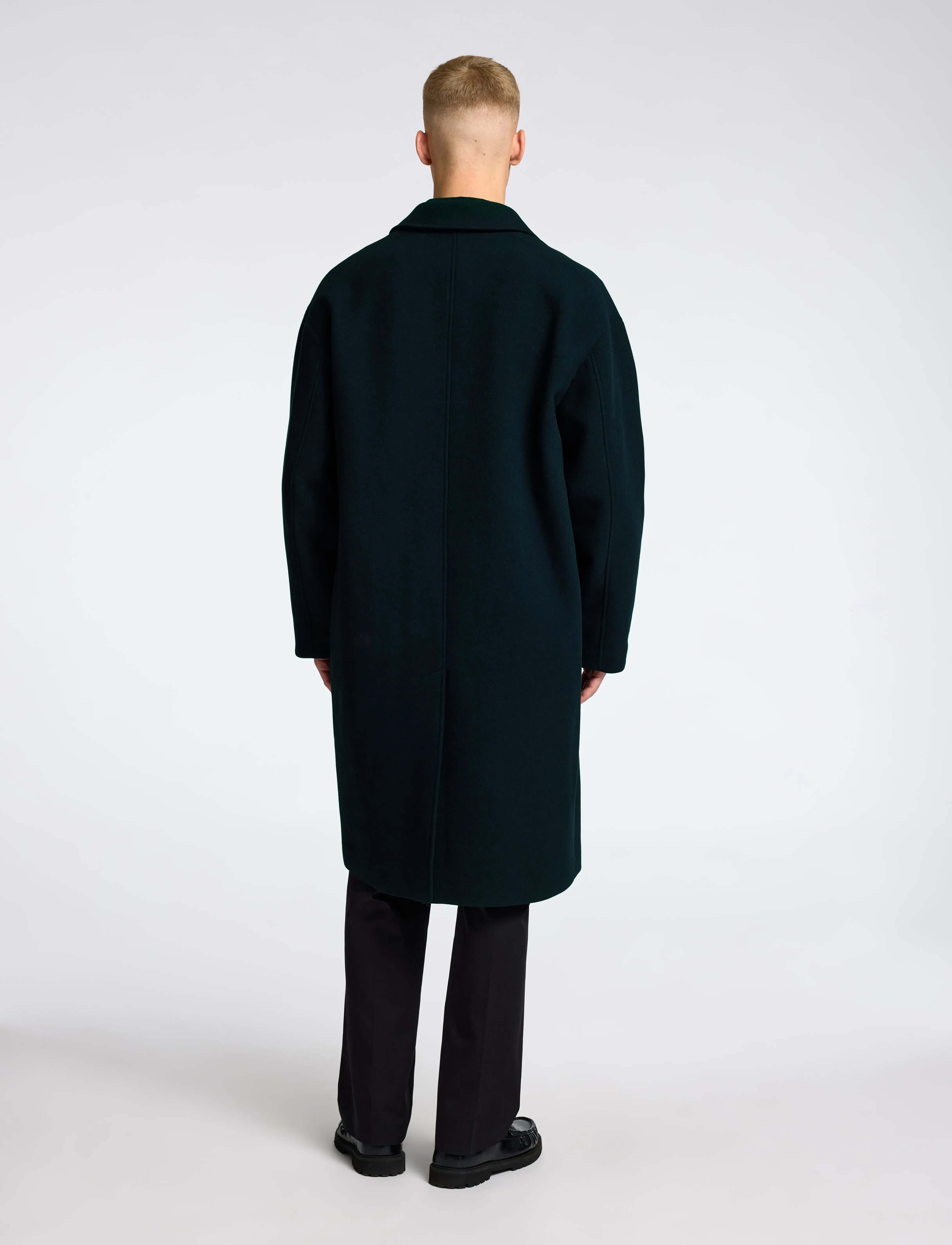 Selected - SLHMILO OVERCOAT - black - 2