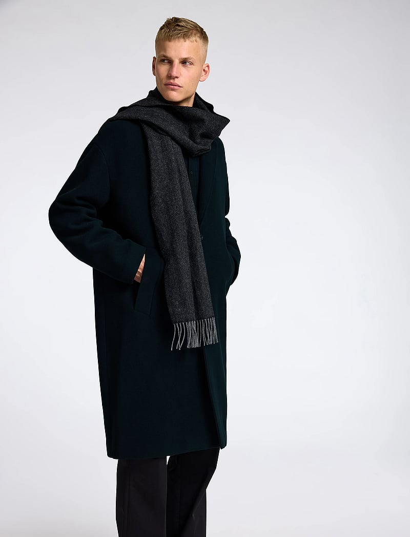 Selected - SLHMILO OVERCOAT - vinterjackor - black - 4