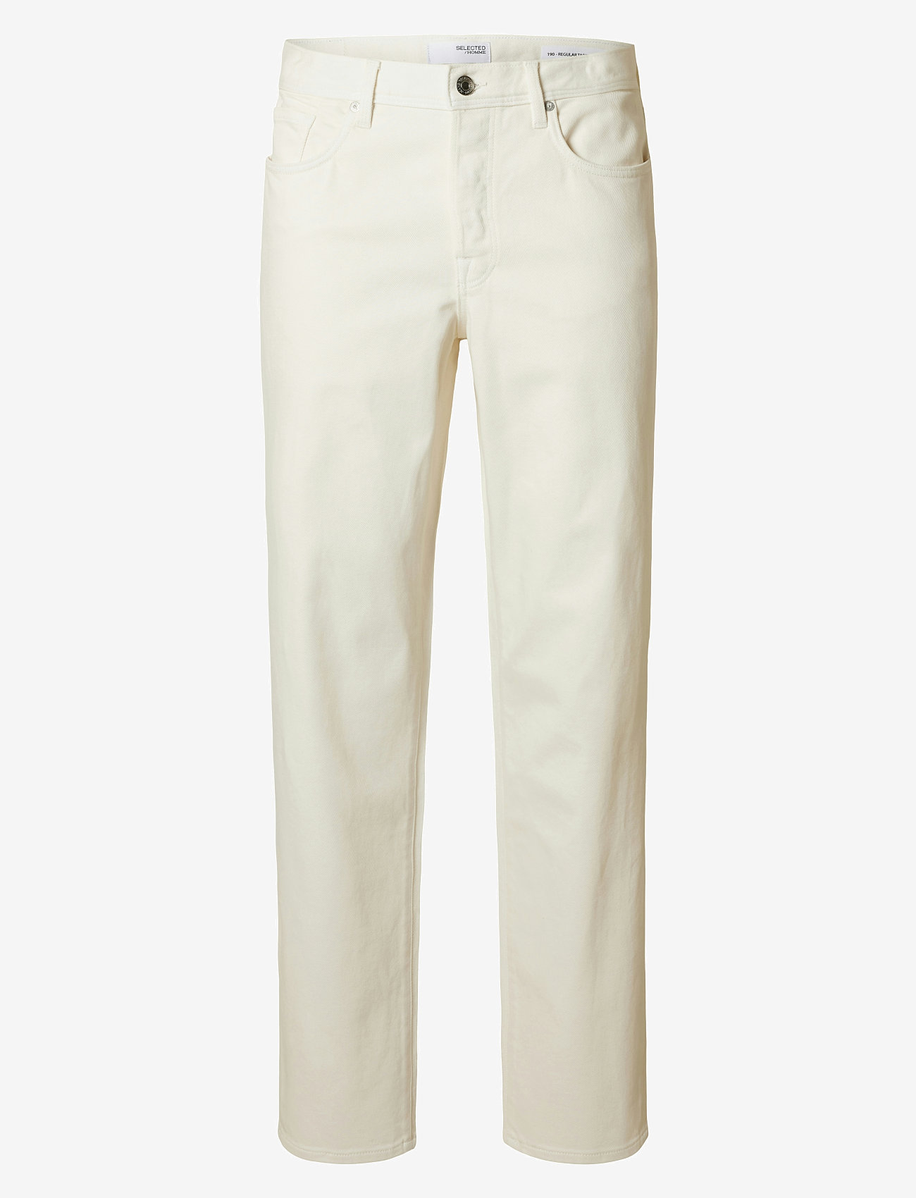 Selected - SLH190-REG TAPE COLE 3502 EGRET JNS NOOS - regular jeans - egret - 1