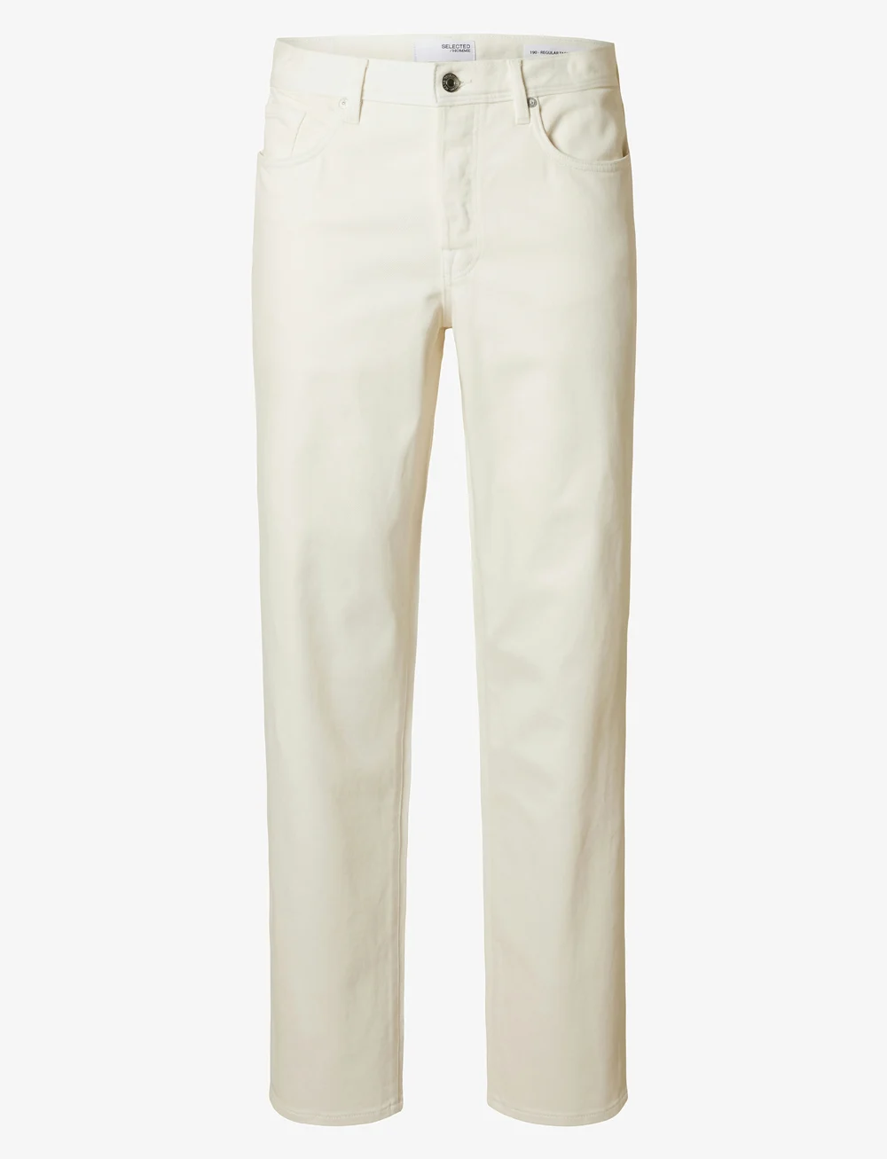 Selected - SLH190-REG TAPE COLE 3502 EGRET JNS NOOS - regular jeans - egret - 1