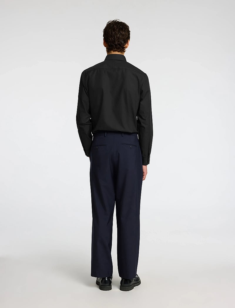 Selected - SLHSLIM-ETHAN SHIRT LS SPREAD NOOS - casual skjorter - black - 2