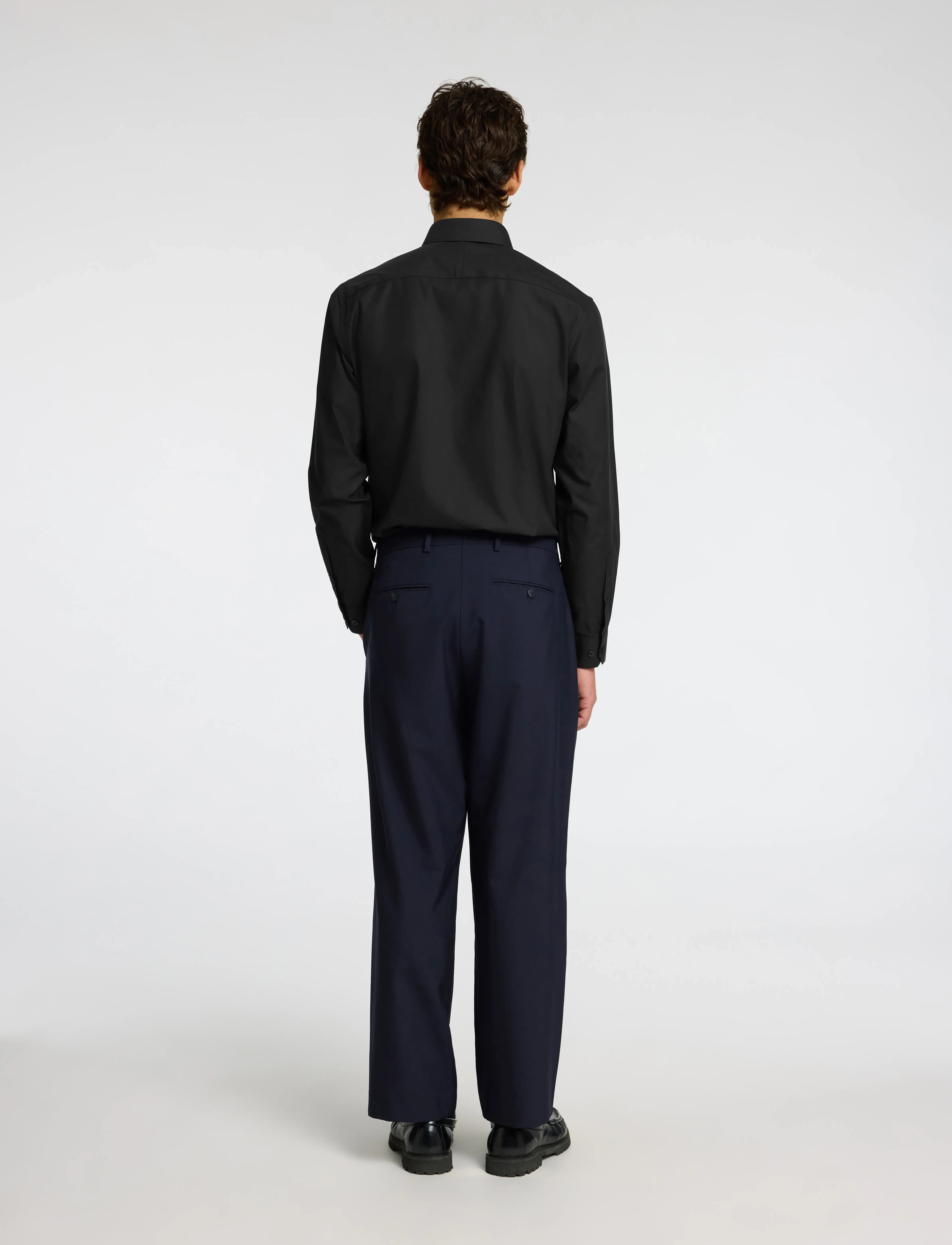 Selected - SLHSLIM-ETHAN SHIRT LS SPREAD NOOS - casual skjorter - black - 2