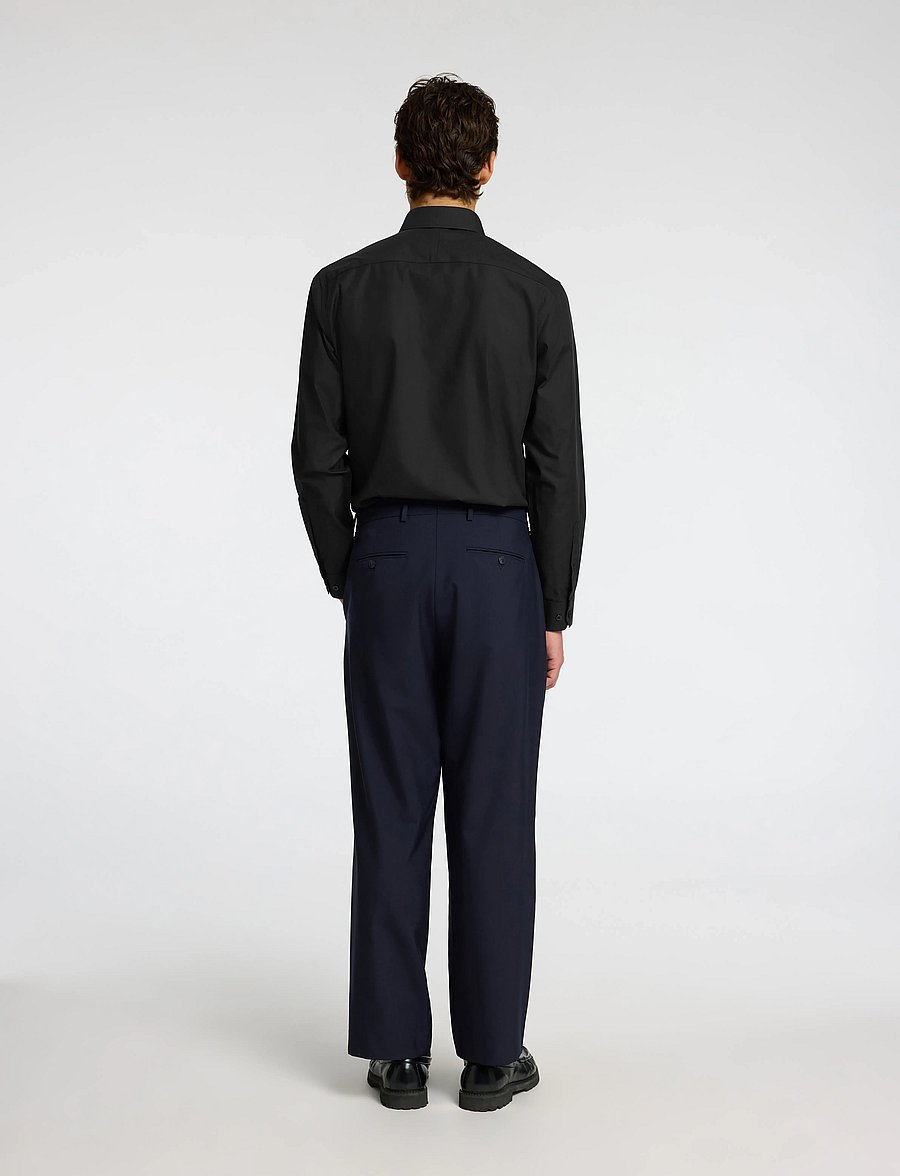 Selected - SLHSLIM-ETHAN SHIRT LS SPREAD NOOS - casual skjorter - black - 2