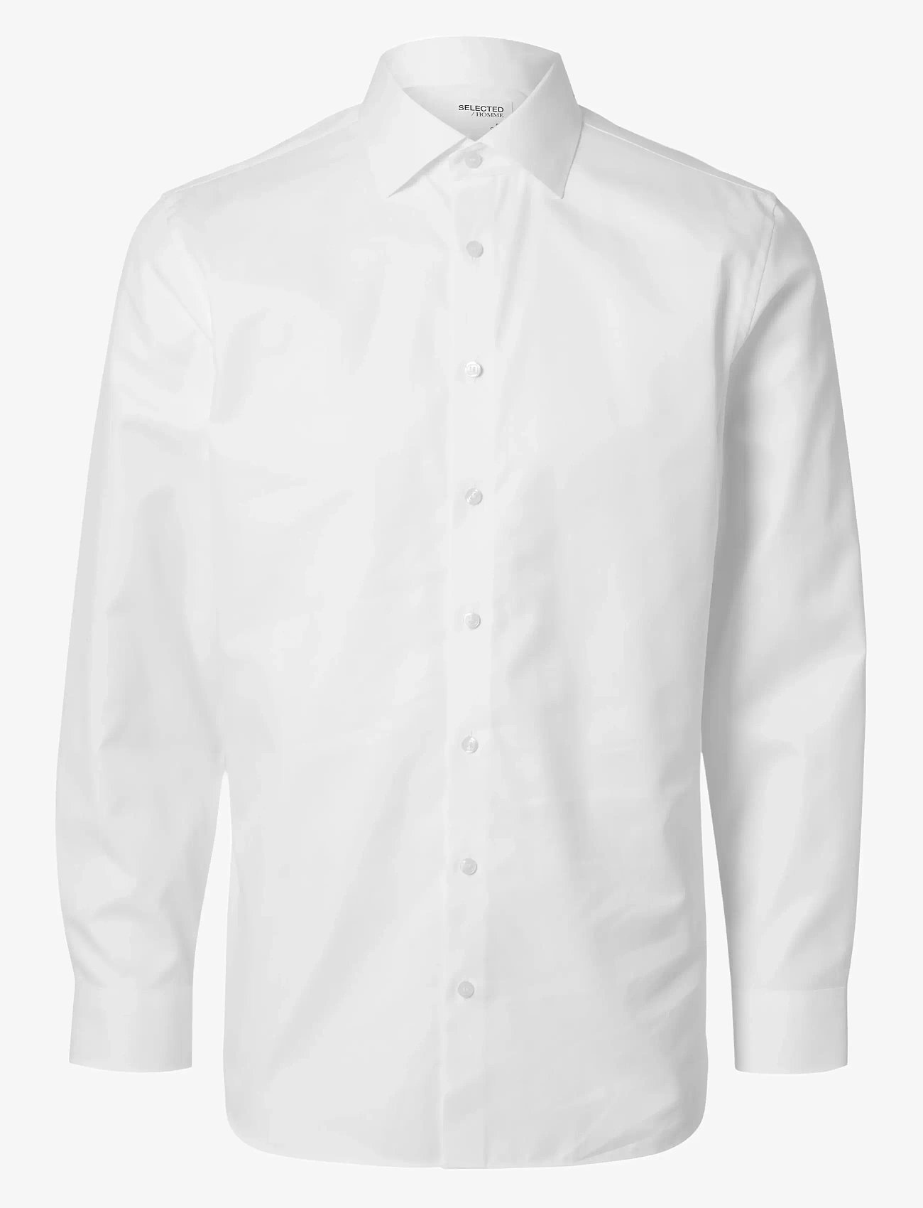 Selected - SLHSLIM-ETHAN SHIRT LS SPREAD NOOS - kasdienio stiliaus marškiniai - bright white - 1