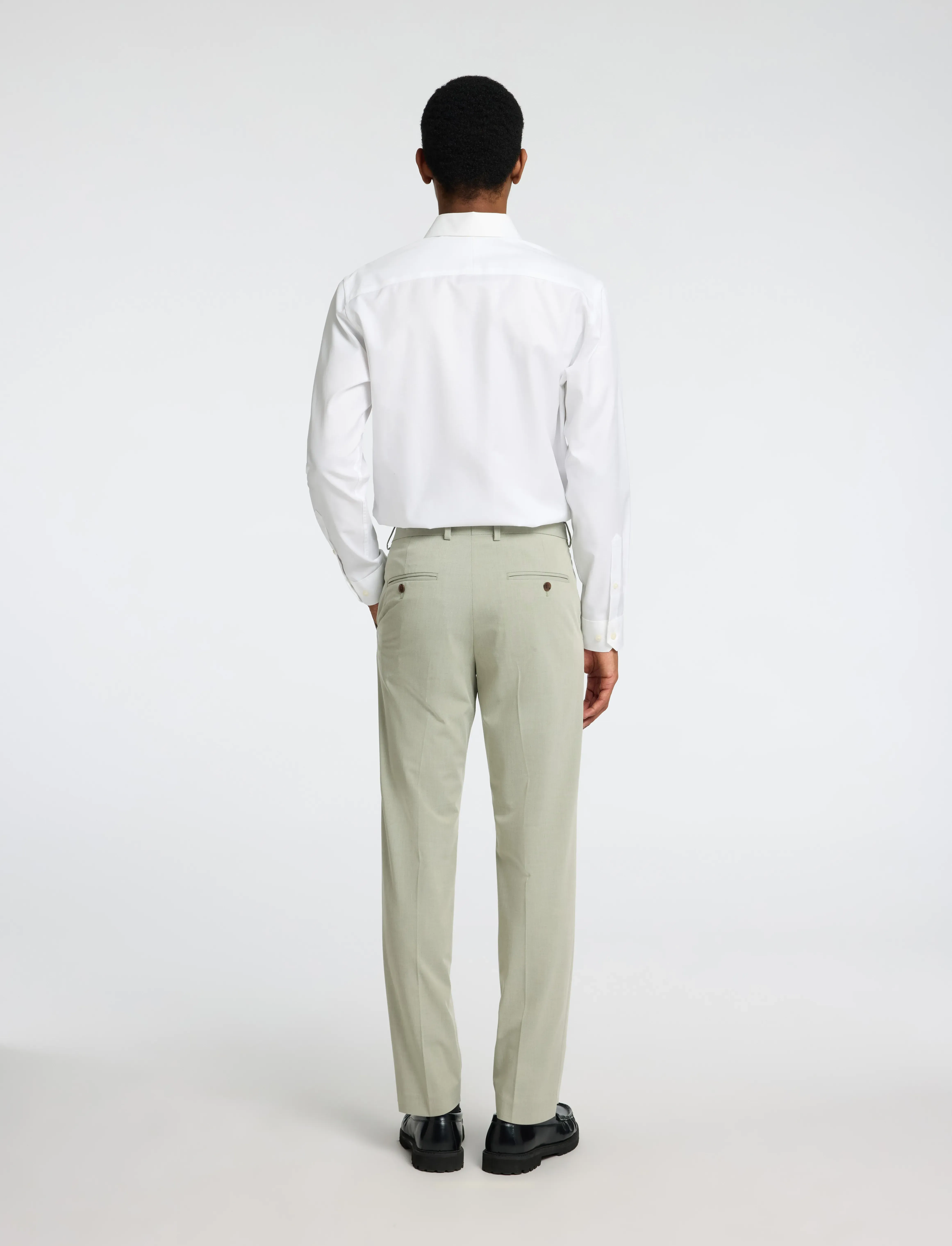 Selected - SLHSLIM-ETHAN SHIRT LS SPREAD NOOS - casual skjorter - bright white - 2