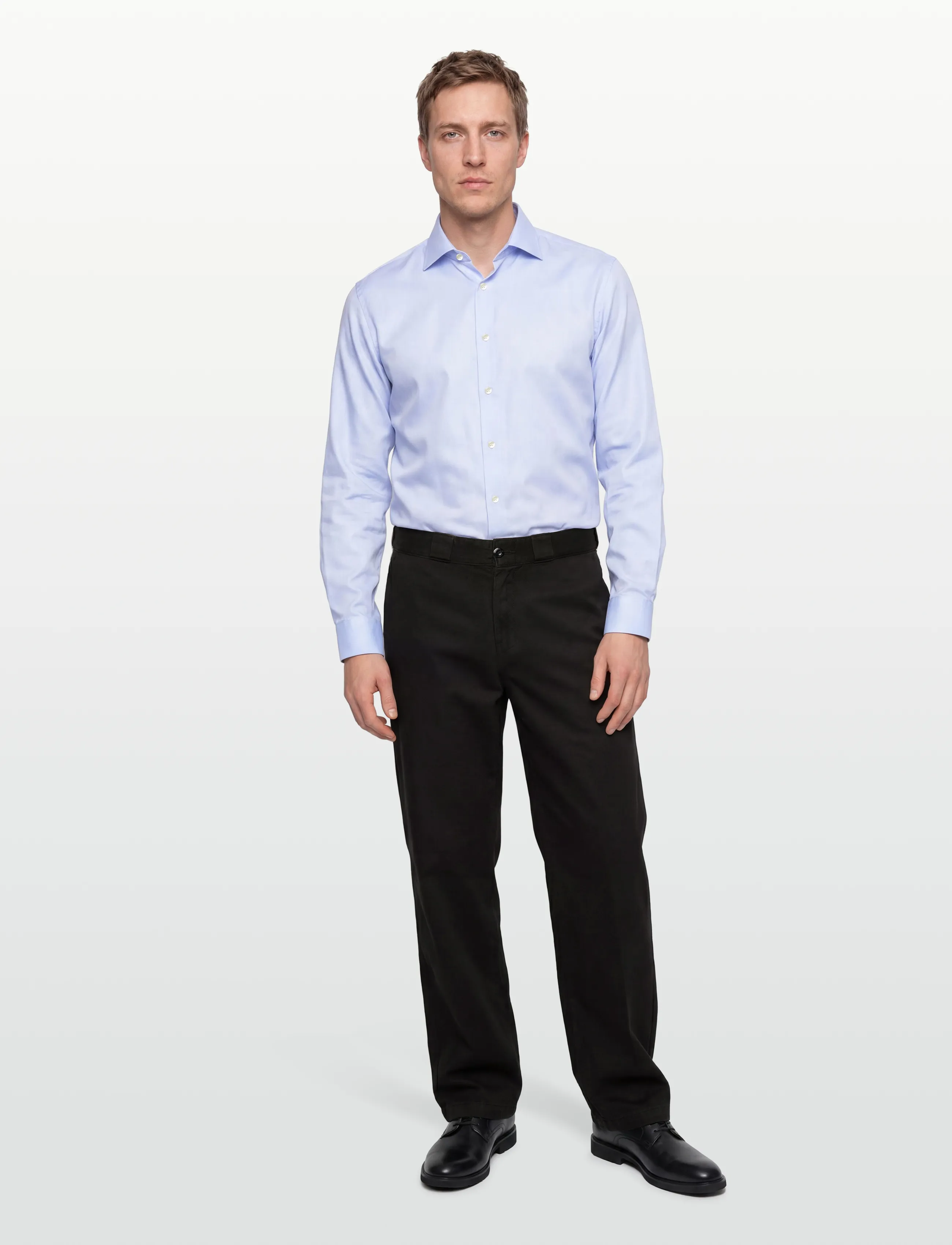 Selected SLHSLIM-ETHAN SHIRT LS SPREAD NOOS - Hemden - LIGHT BLUE / blue