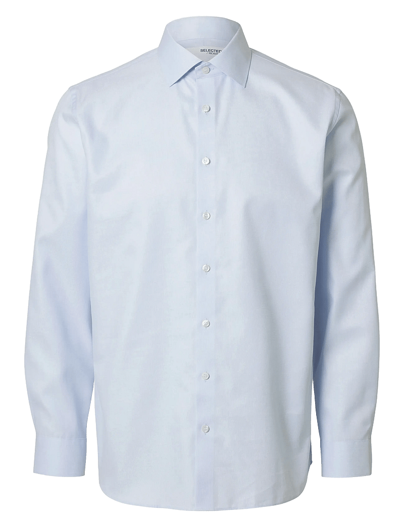 Selected - SLHSLIM-ETHAN SHIRT LS SPREAD NOOS - casual skjorter - light blue - 1