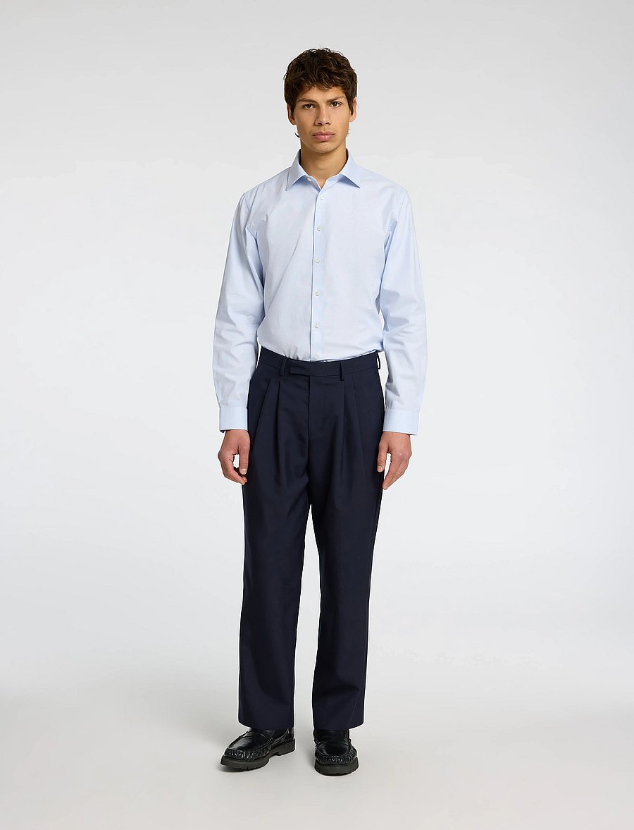Selected - SLHSLIM-ETHAN SHIRT LS SPREAD NOOS - casual skjorter - light blue - 3