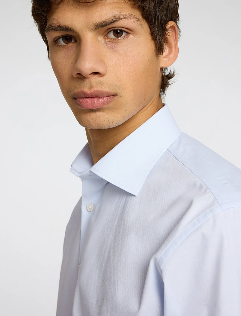 Selected - SLHSLIM-ETHAN SHIRT LS SPREAD NOOS - casual skjorter - light blue - 4