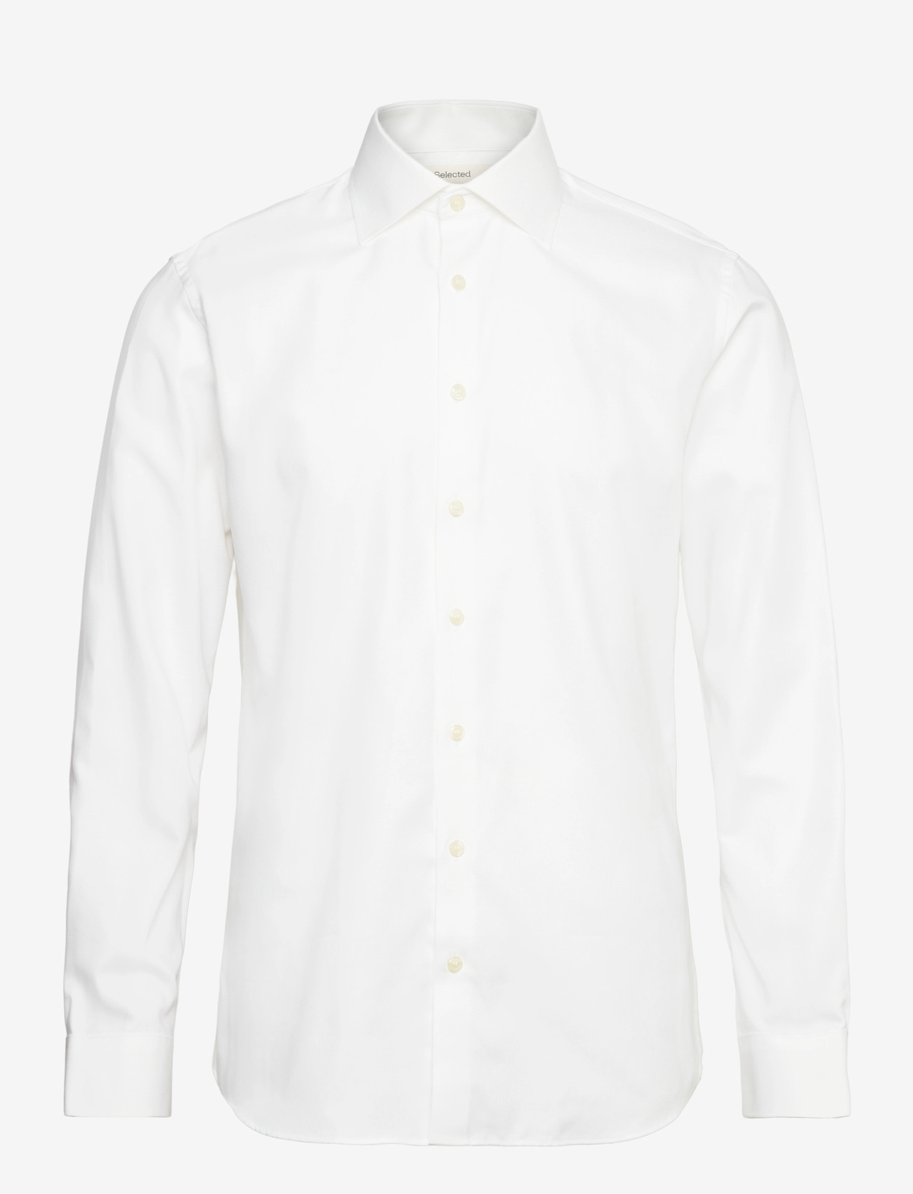 Selected - SLHSLIM-ETHAN SHIRT LS SPREAD NOOS - casual hemden - white - 0