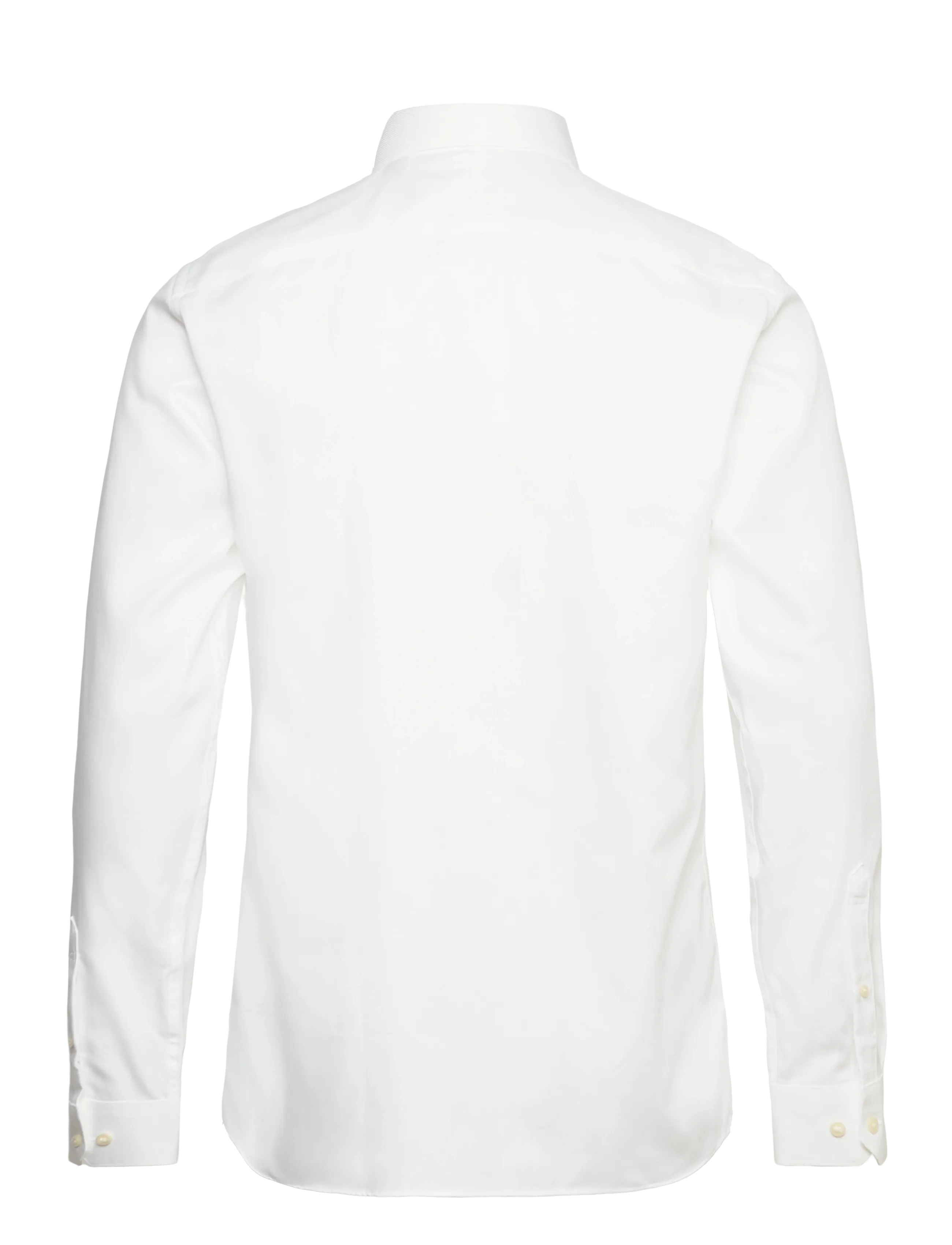 Selected - SLHSLIM-ETHAN SHIRT LS SPREAD NOOS - casual overhemden - white - 2