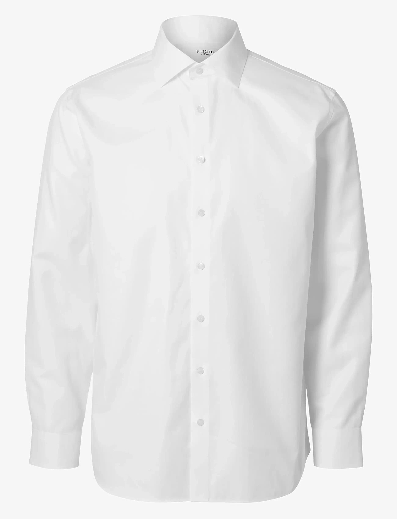 Selected - SLHREG-ETHAN SHIRT LS SPREAD NOOS - formelle hemden - bright white - 0