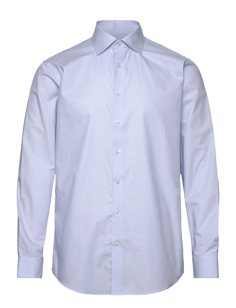 Selected - SLHREG-ETHAN SHIRT LS SPREAD NOOS - light blue - 0