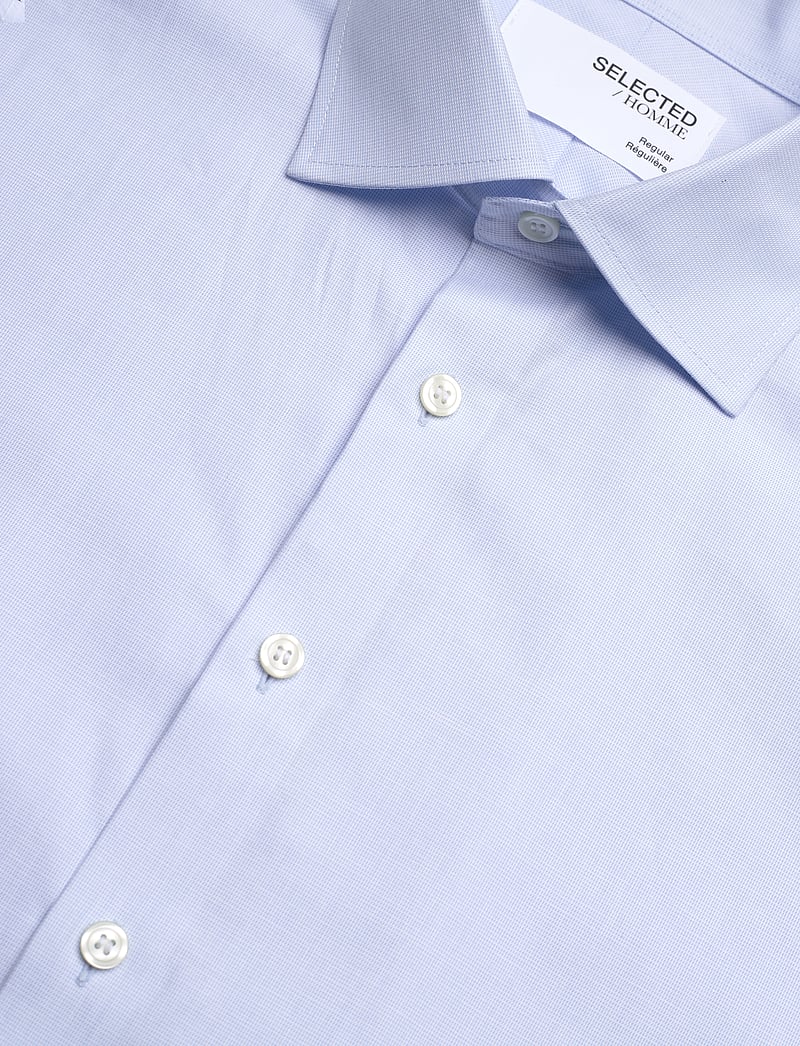 Selected - SLHREG-ETHAN SHIRT LS SPREAD NOOS - light blue - 3