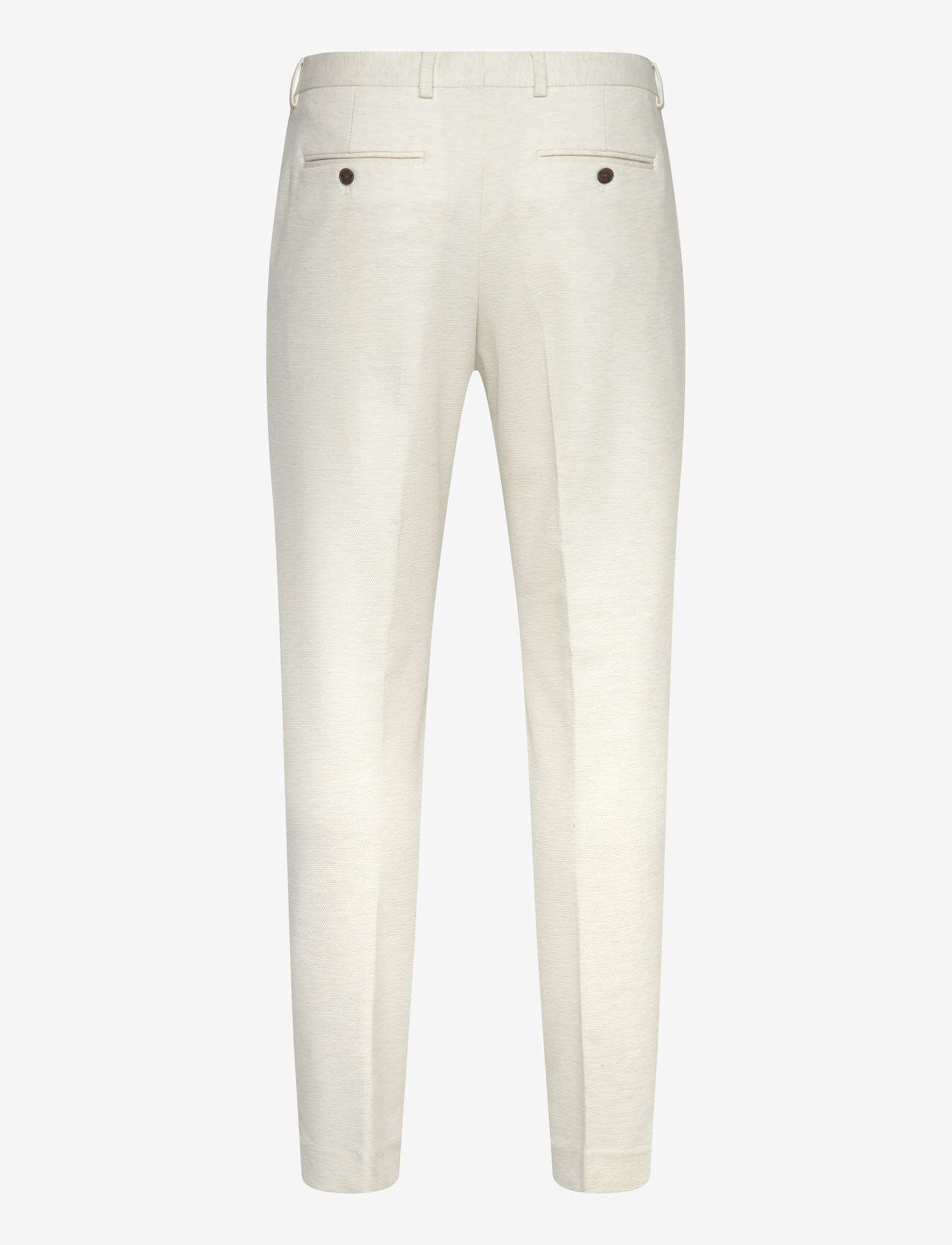 Selected - SLHSLIMAITOR JERSEY STRUC TRS FLEX NOOS - suit trousers - egret - 1
