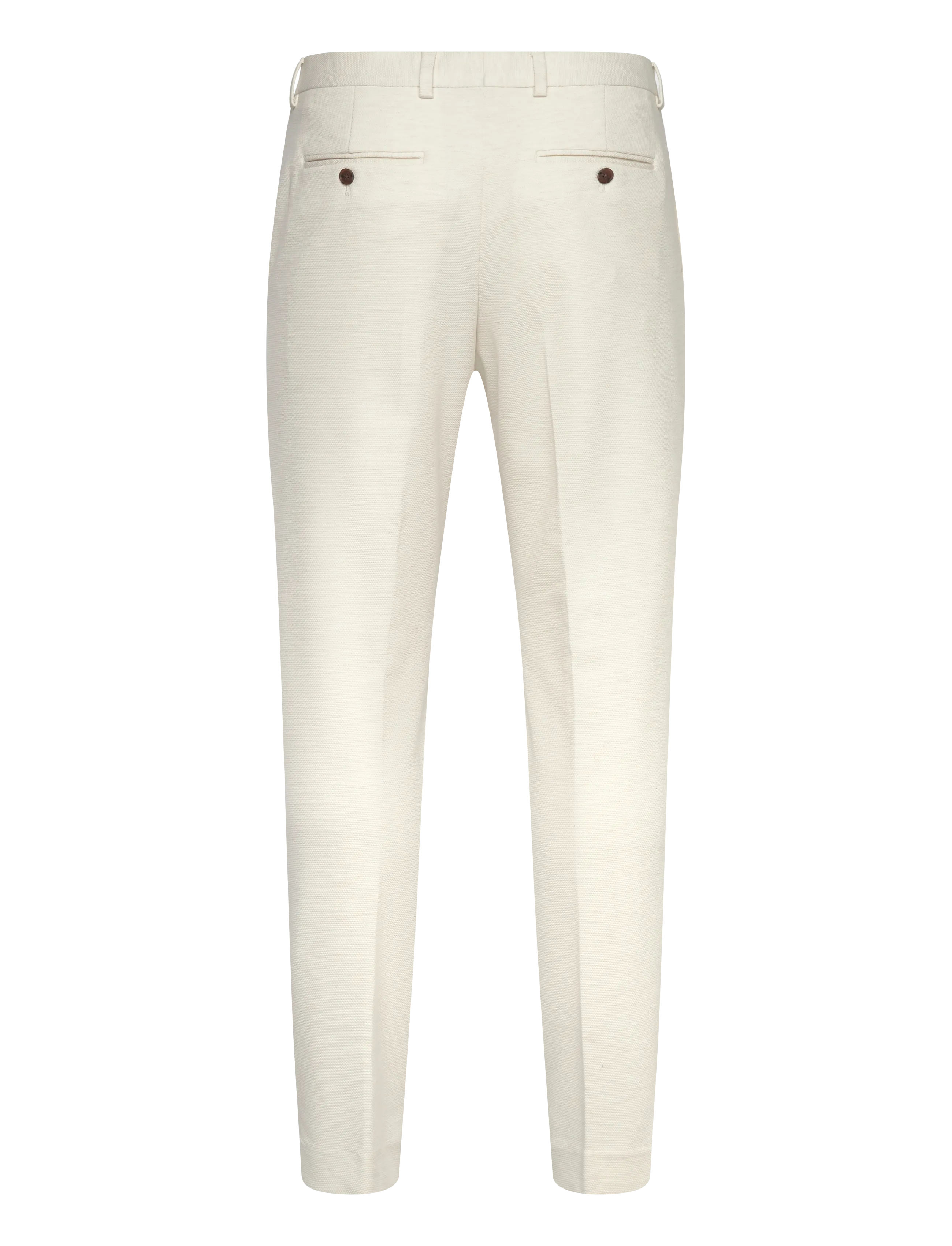 Selected - SLHSLIMAITOR JERSEY STRUC TRS FLEX NOOS - suit trousers - egret - 1