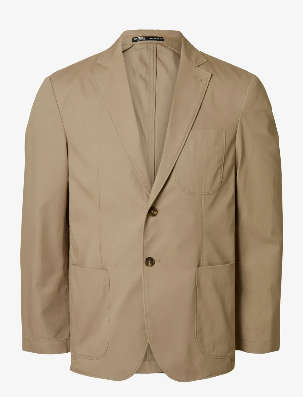 Selected - SLHREG-GLEN WASHED BLZ - single breasted blazers - chinchilla - 1