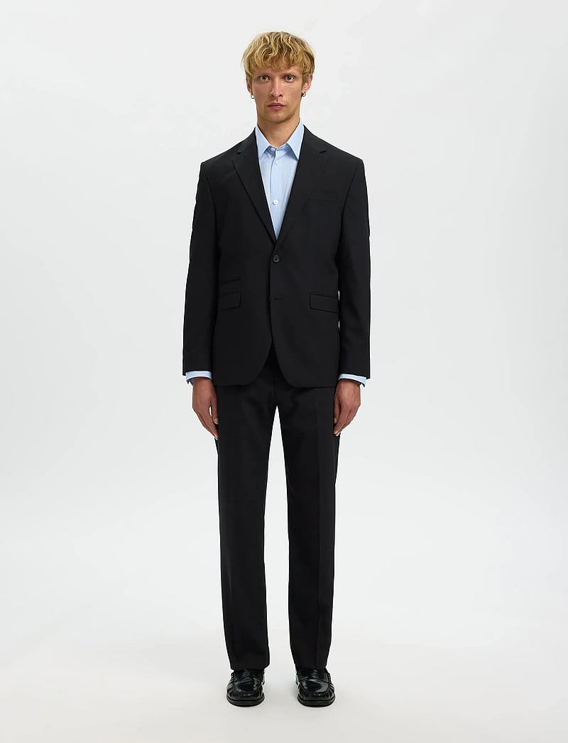 Selected - SLMREG-NEIL BLZ - enkeltradede blazere - black - 3