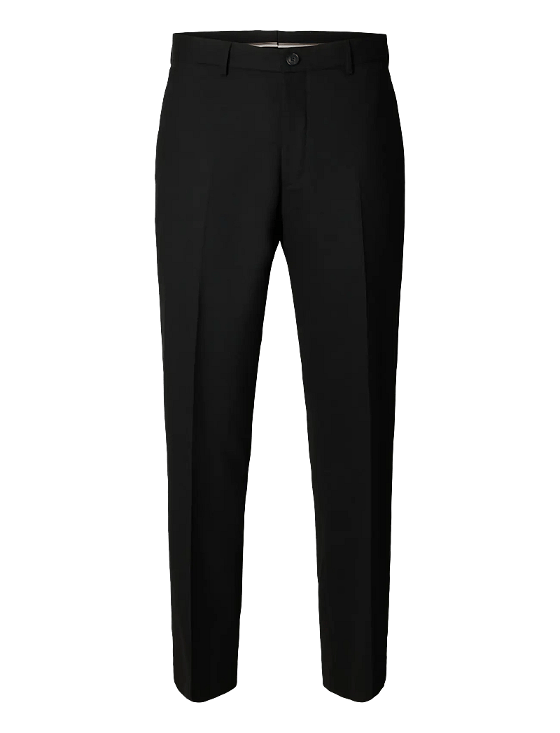 Selected - SLMNEIL REG TRS - anzugshosen - black - 1