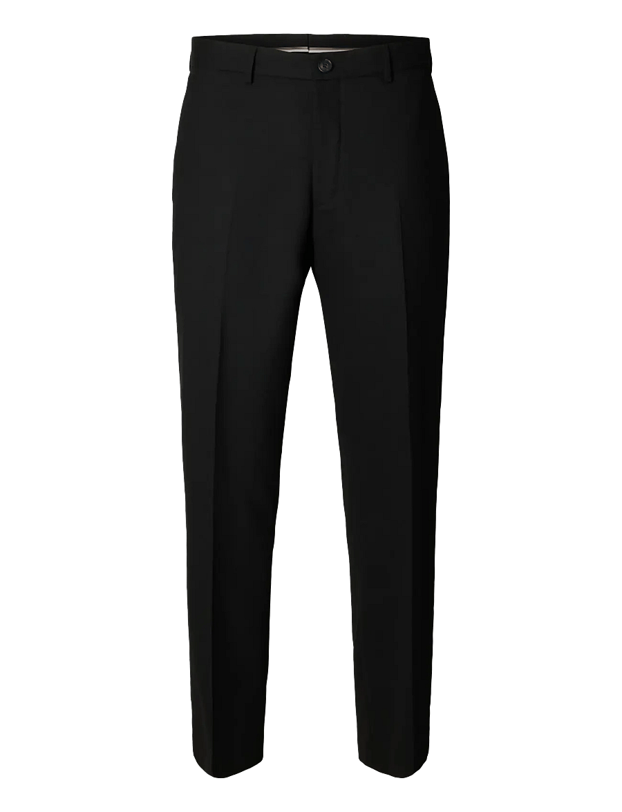 Selected - SLMNEIL REG TRS - anzugshosen - black - 1