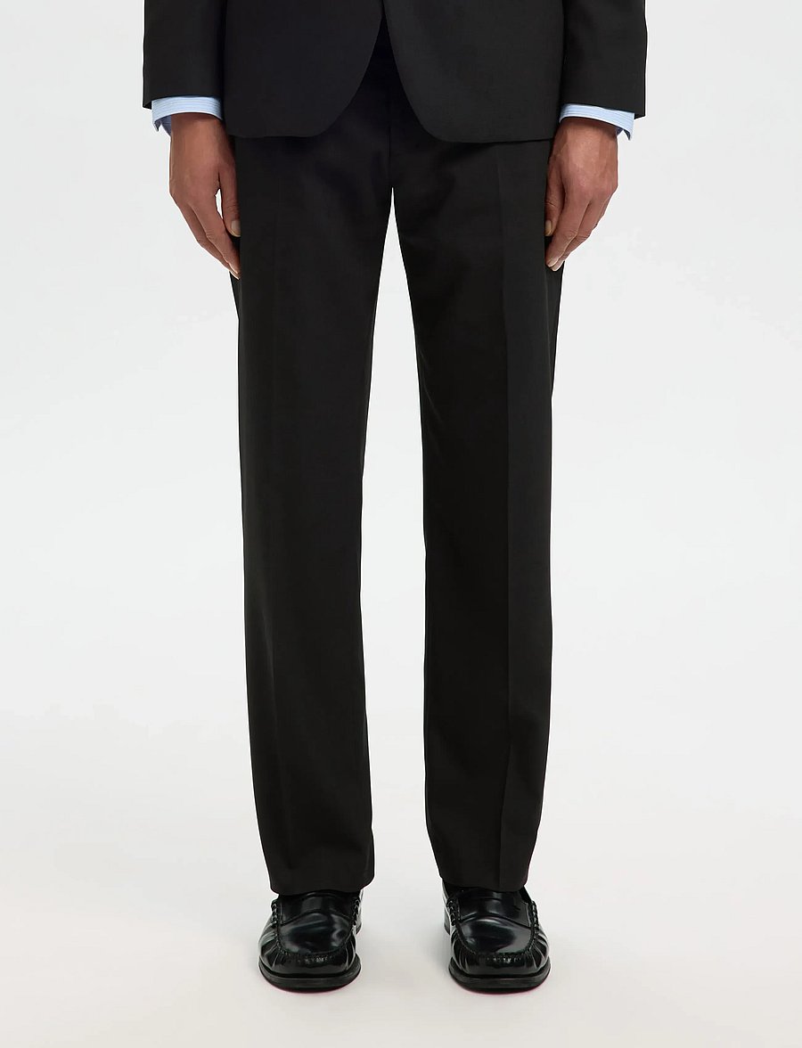 Selected - SLMNEIL REG TRS - anzugshosen - black - 0