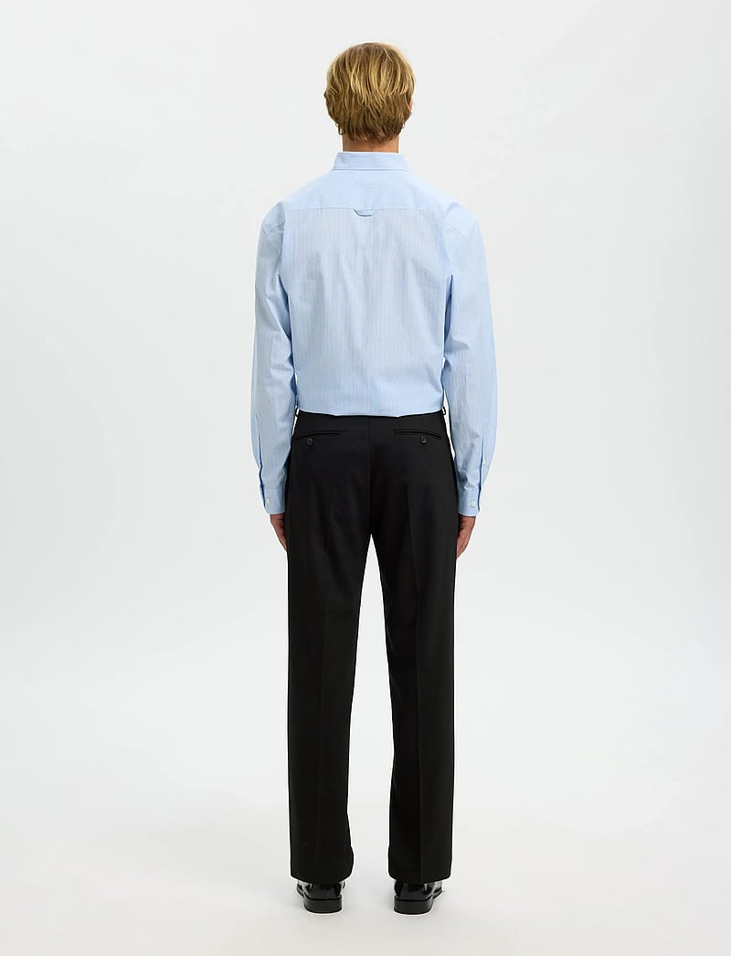 Selected - SLMNEIL REG TRS - anzugshosen - black - 2