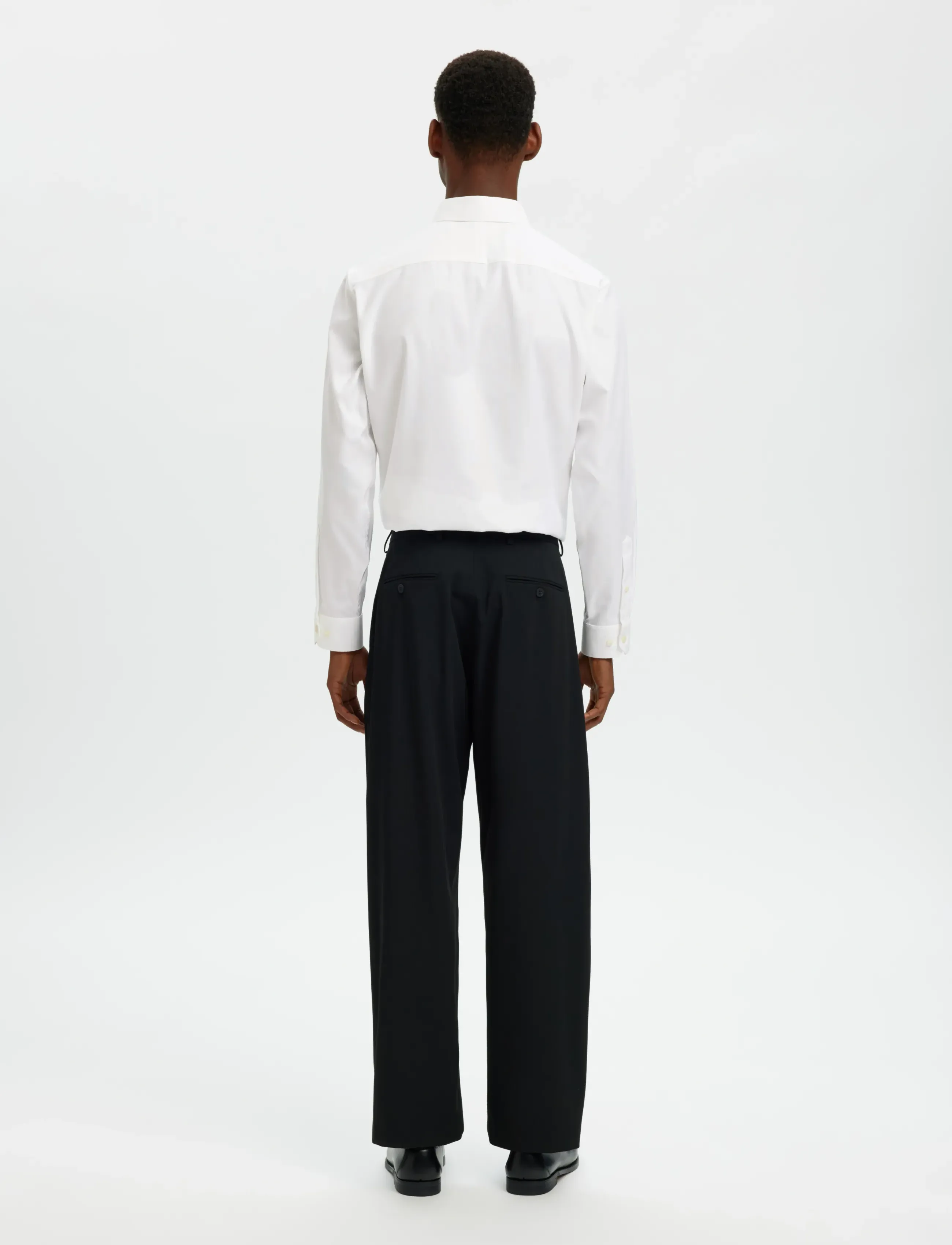 Selected - SLHSLIM-LUX OXFORD SHIRT LS SPREAD NOOS - chemises oxford - bright white - 2