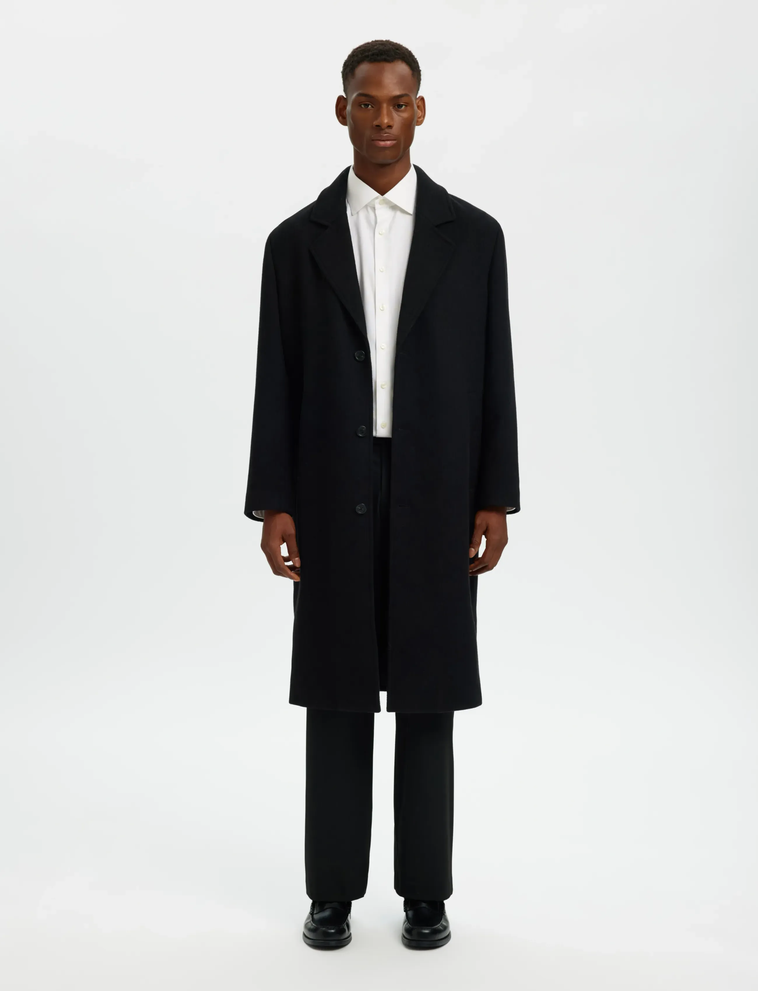 Selected - SLHSLIM-LUX OXFORD SHIRT LS SPREAD NOOS - chemises oxford - bright white - 5
