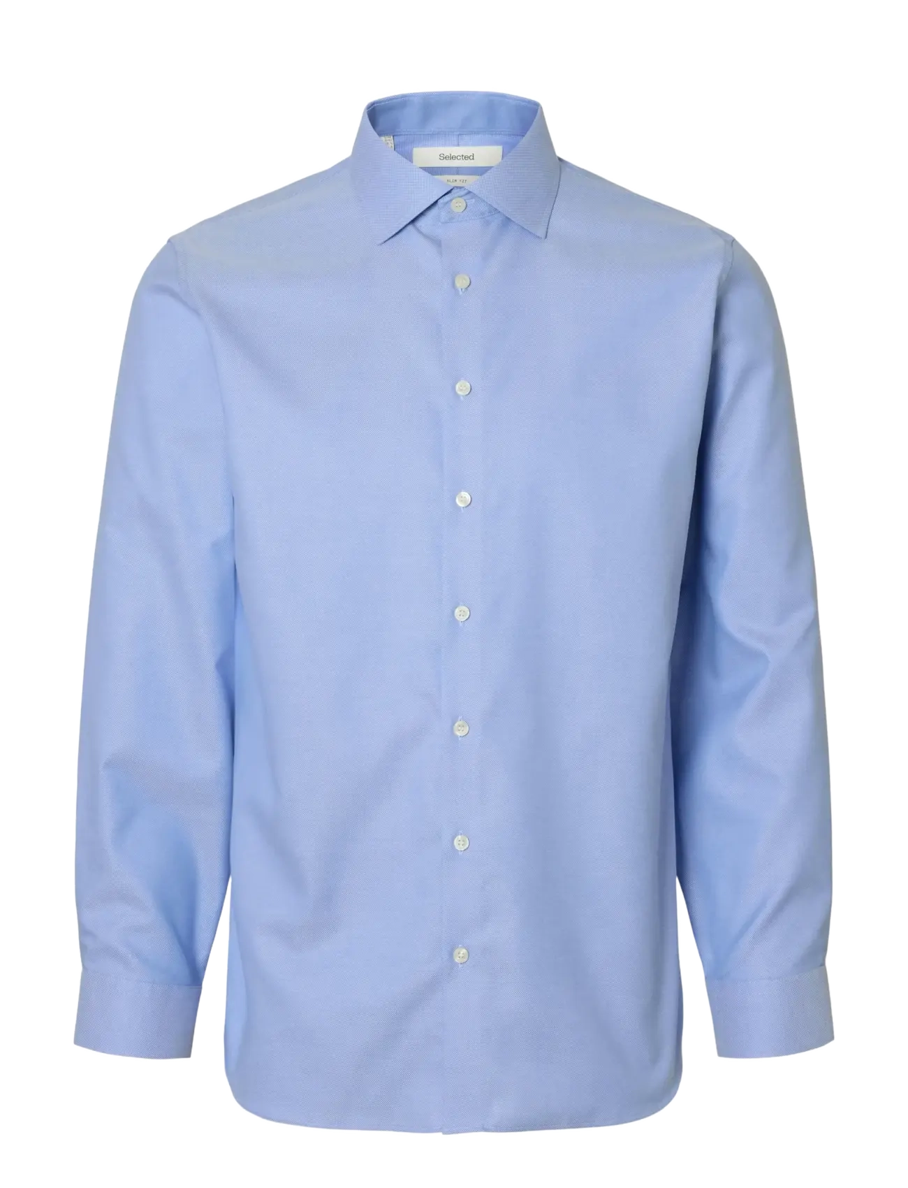 SLHSLIM-LUX OXFORD SHIRT LS SPREAD NOOS - LIGHT BLUE