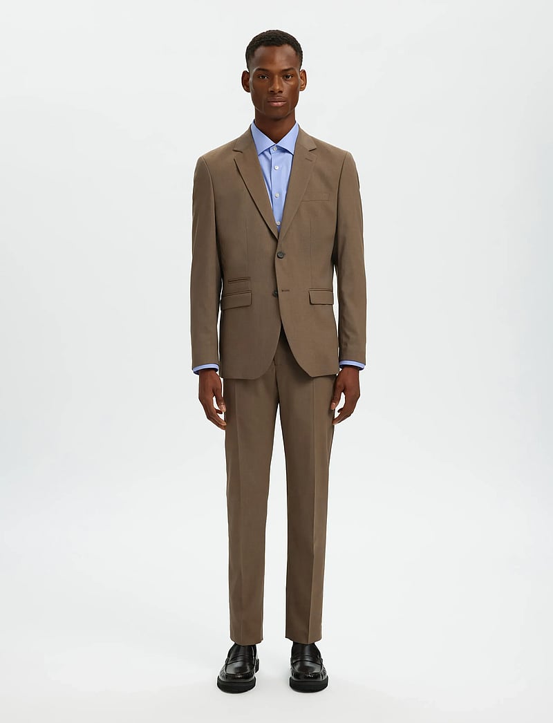 Selected - SLHSLIM-LUX OXFORD SHIRT LS SPREAD NOOS - oxford skjorter - light blue - 3