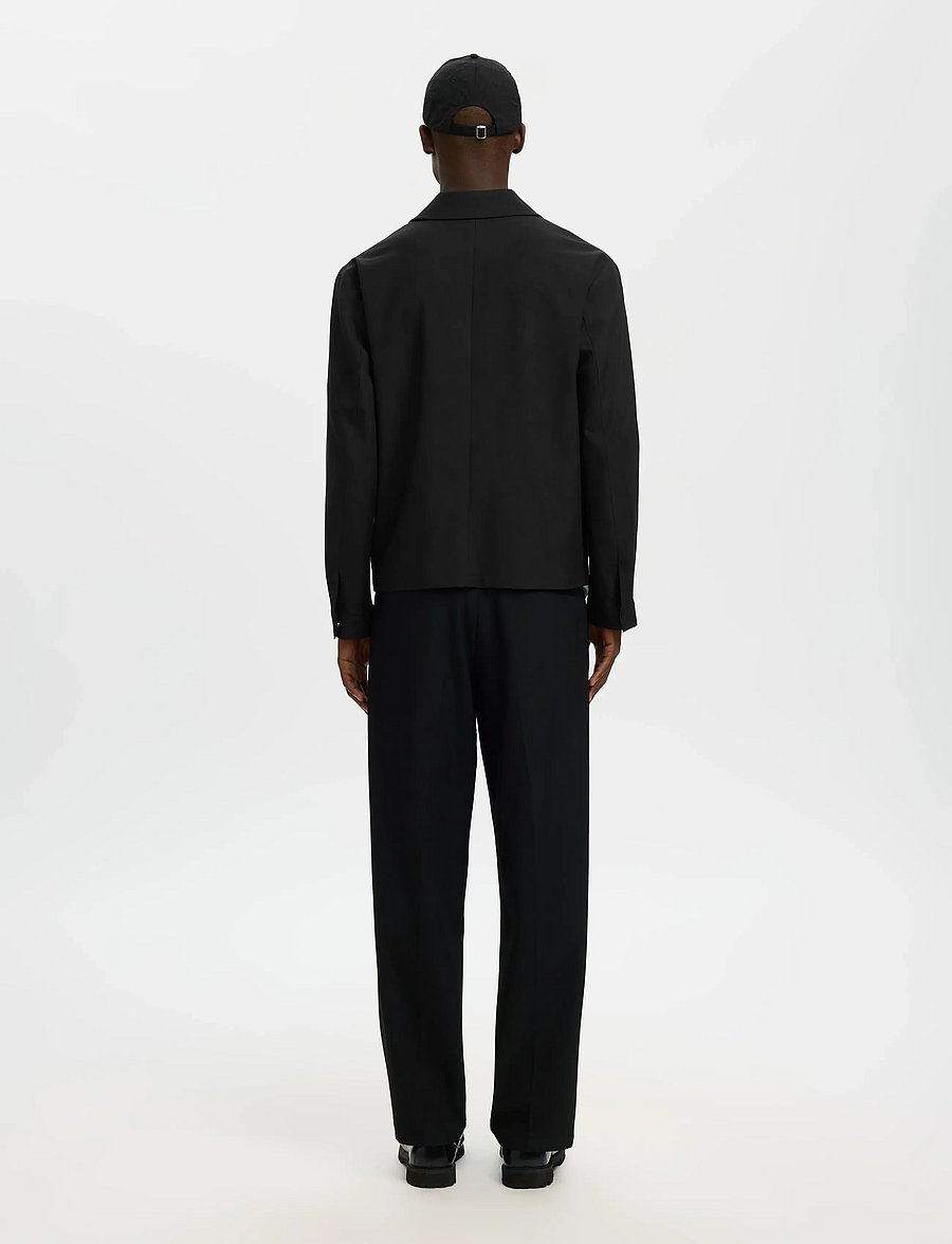 Selected - SLMREG-ROBERT OVERSHIRT NOOS - nach anlass kaufen - black - 2