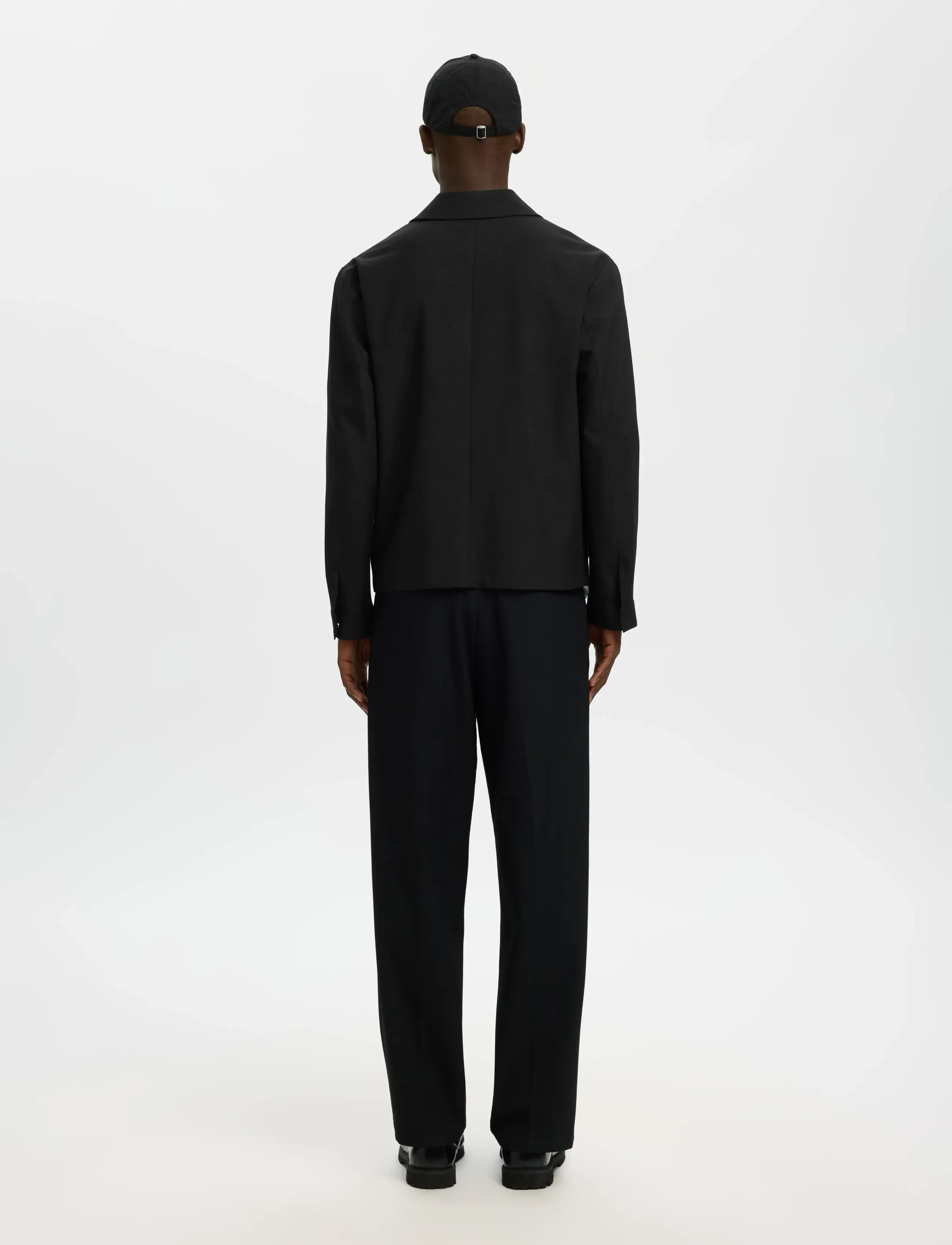 Selected - SLMREG-ROBERT OVERSHIRT NOOS - prekės kiekvienai progai - black - 2