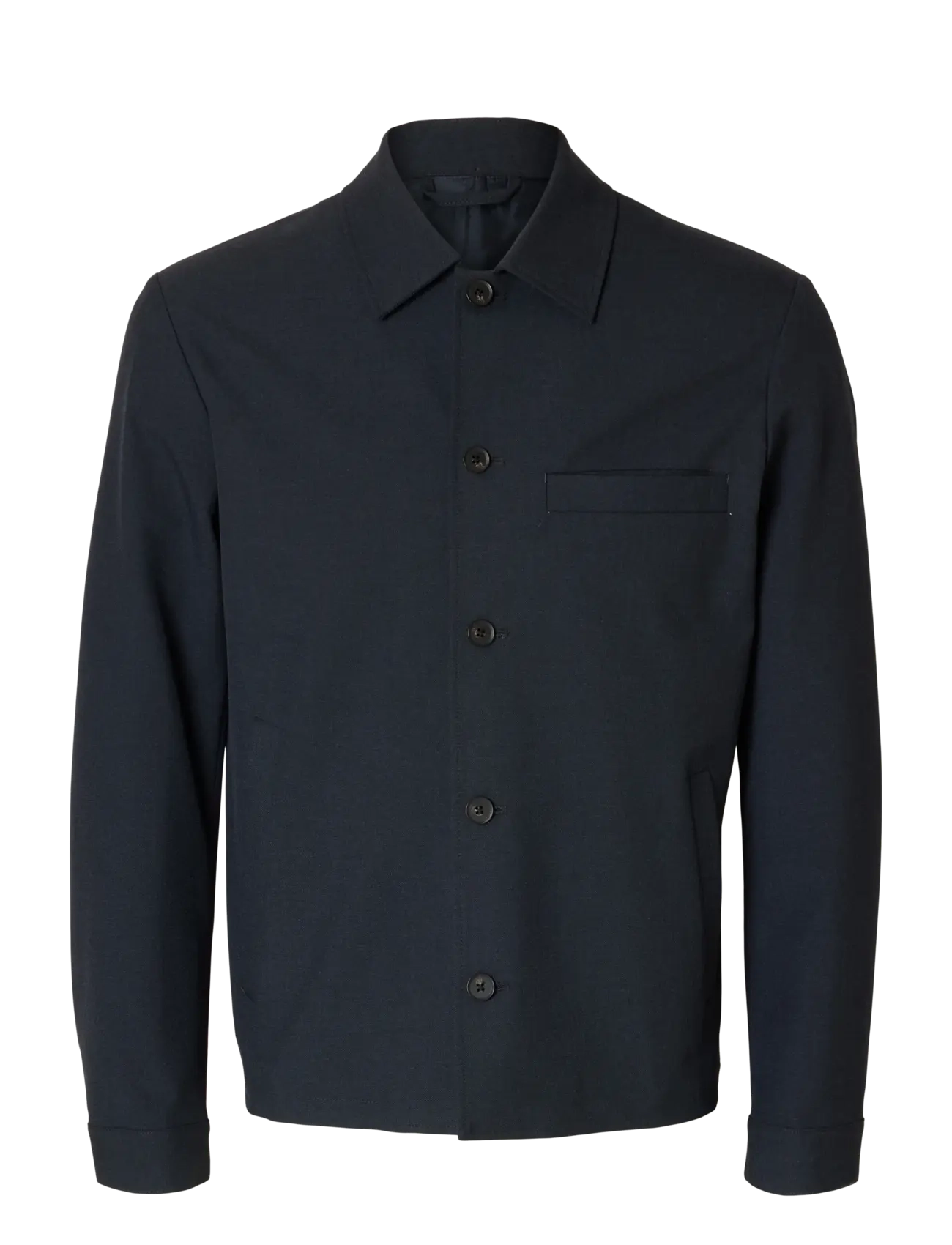 SELECTED Slmreg-Robert Overshirt Noos Navy - M - Herren