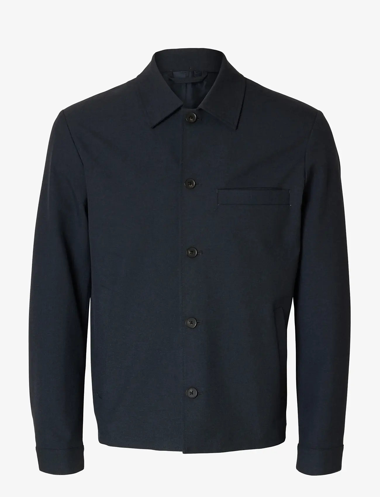 Selected - SLMREG-ROBERT OVERSHIRT NOOS - casual skjorter - dark sapphire - 1