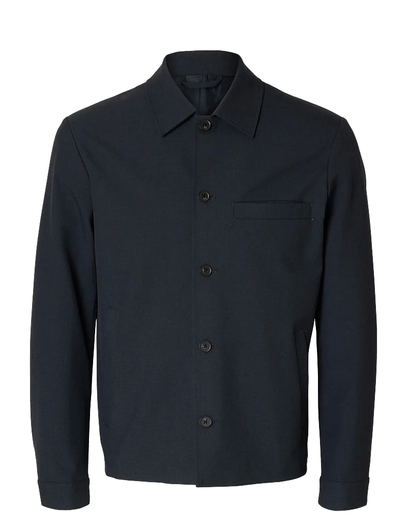 Selected - SLMREG-ROBERT OVERSHIRT NOOS - nach anlass kaufen - dark sapphire - 1