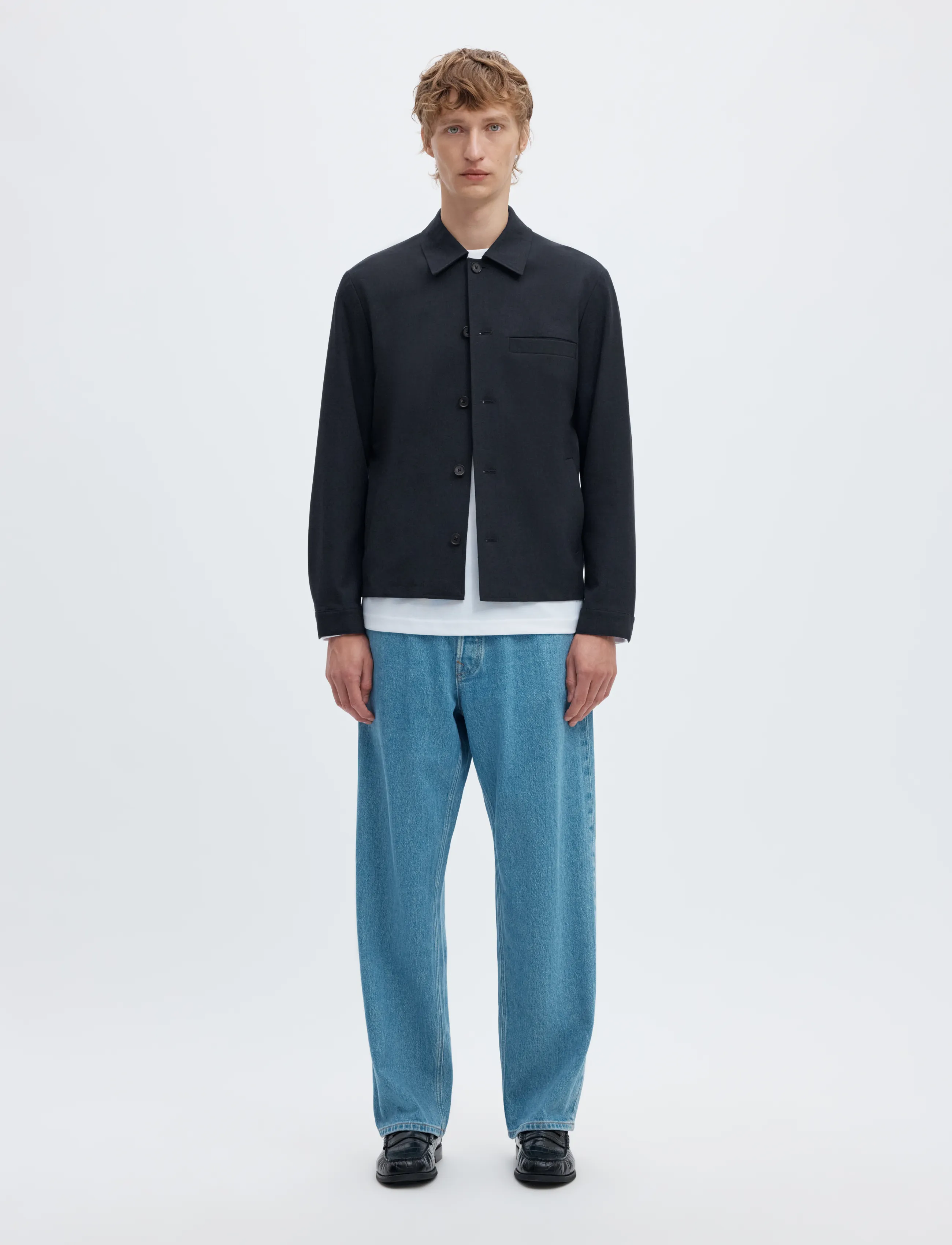 Selected - SLMREG-ROBERT OVERSHIRT NOOS - shoppa efter tillfälle - dark sapphire - 3