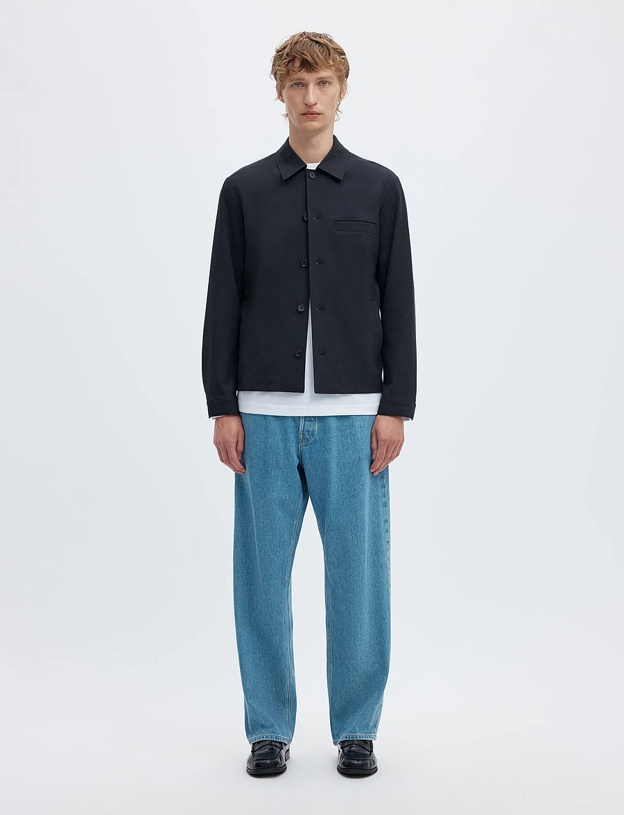 Selected - SLMREG-ROBERT OVERSHIRT NOOS - shoppa efter tillfälle - dark sapphire - 3