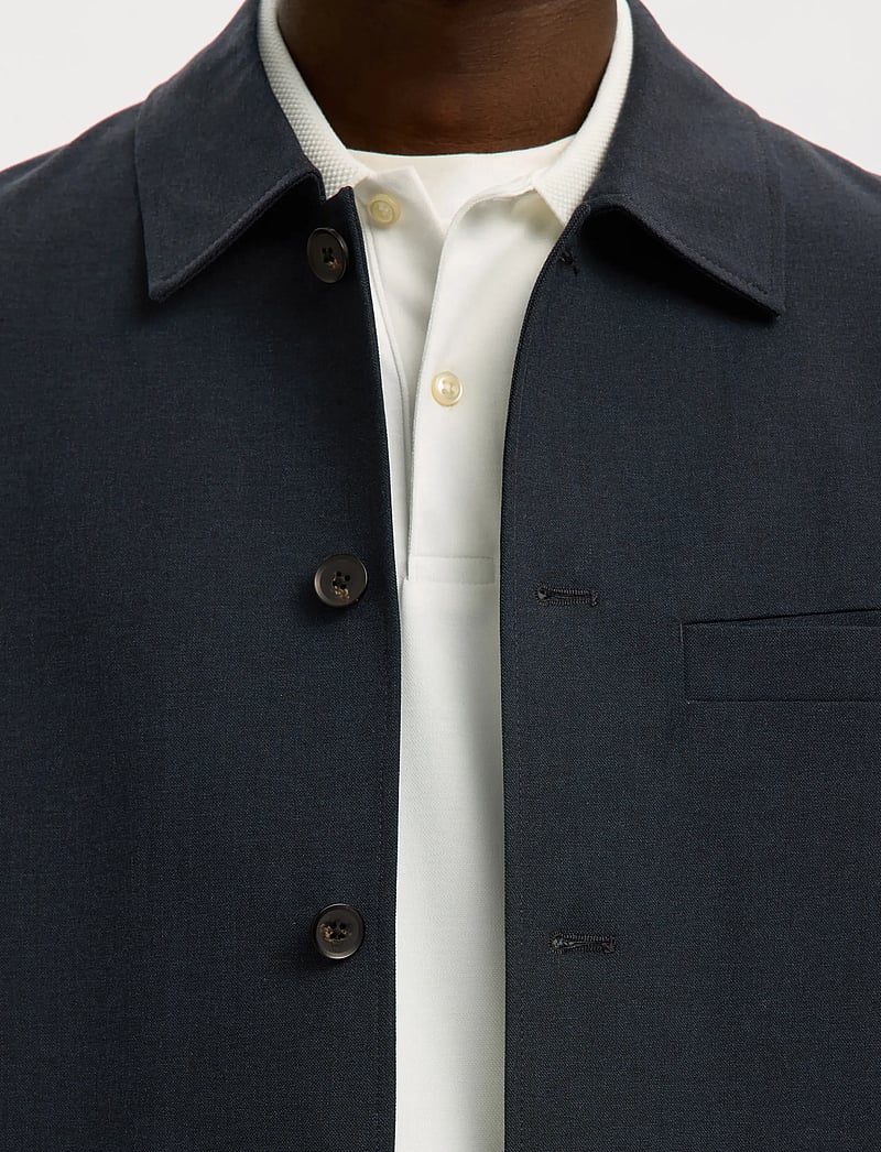 Selected - SLMREG-ROBERT OVERSHIRT NOOS - nach anlass kaufen - dark sapphire - 4