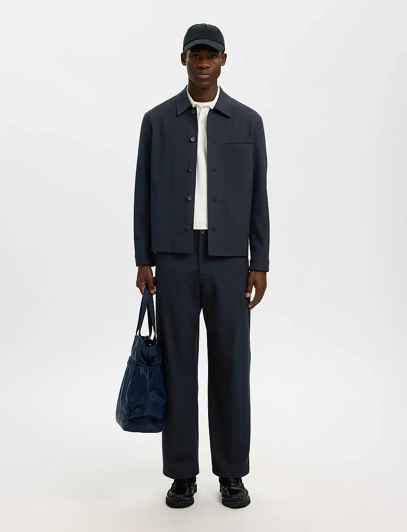 Selected - SLMREG-ROBERT OVERSHIRT NOOS - nach anlass kaufen - dark sapphire - 5