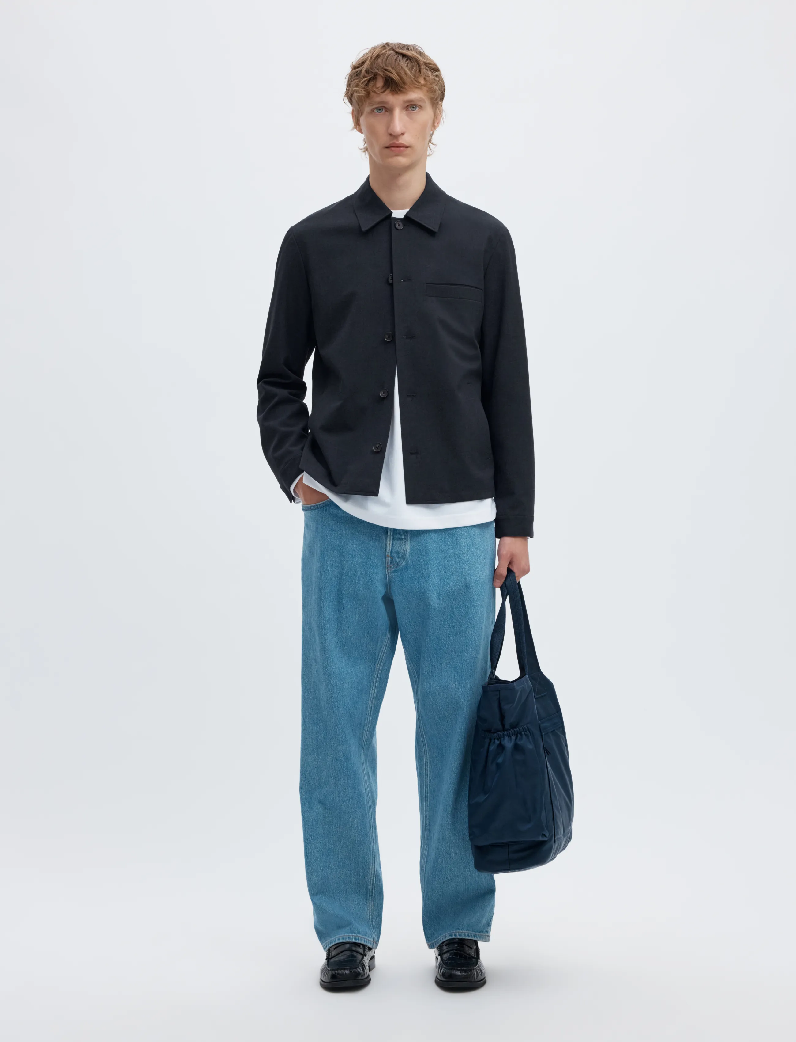 Selected - SLMREG-ROBERT OVERSHIRT NOOS - shoppa efter tillfälle - dark sapphire - 5