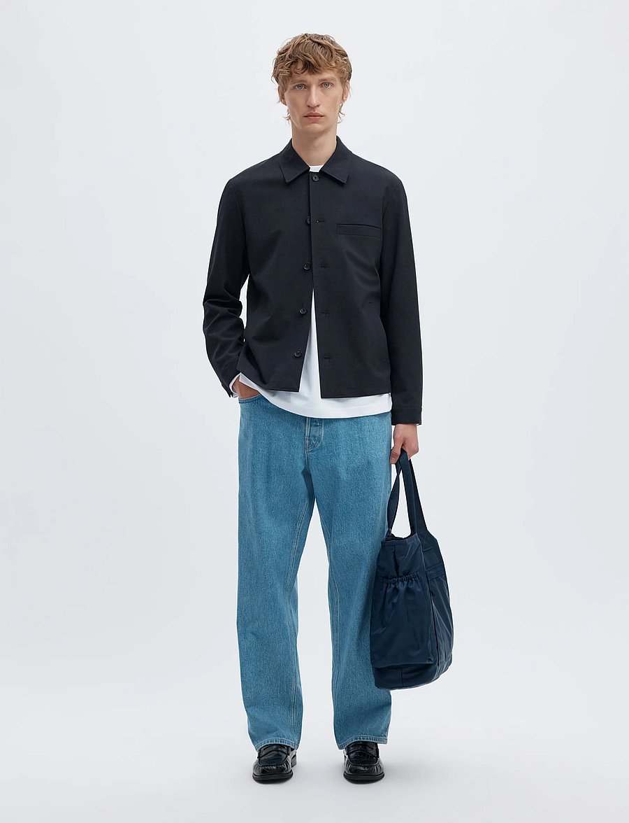Selected - SLMREG-ROBERT OVERSHIRT NOOS - shoppa efter tillfälle - dark sapphire - 5