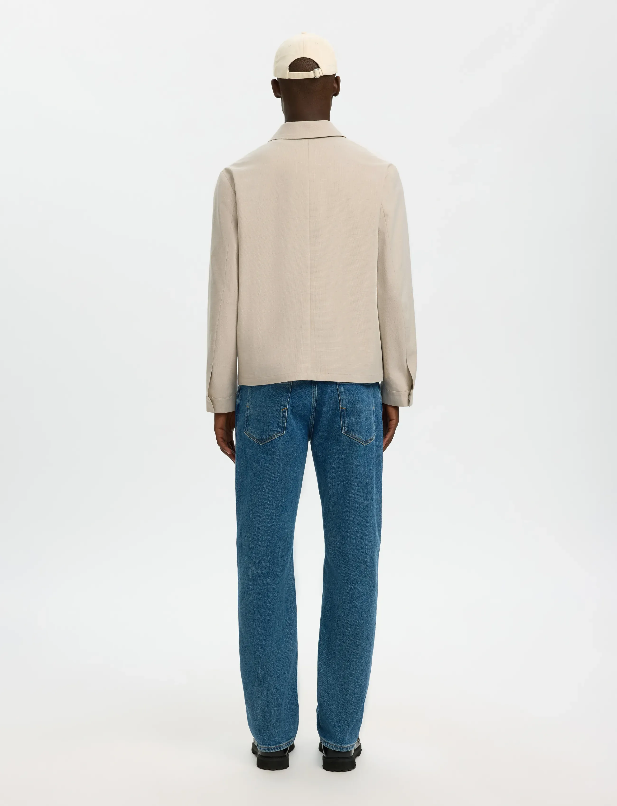 Selected - SLMREG-ROBERT OVERSHIRT NOOS - shop by occasion - egret - 2