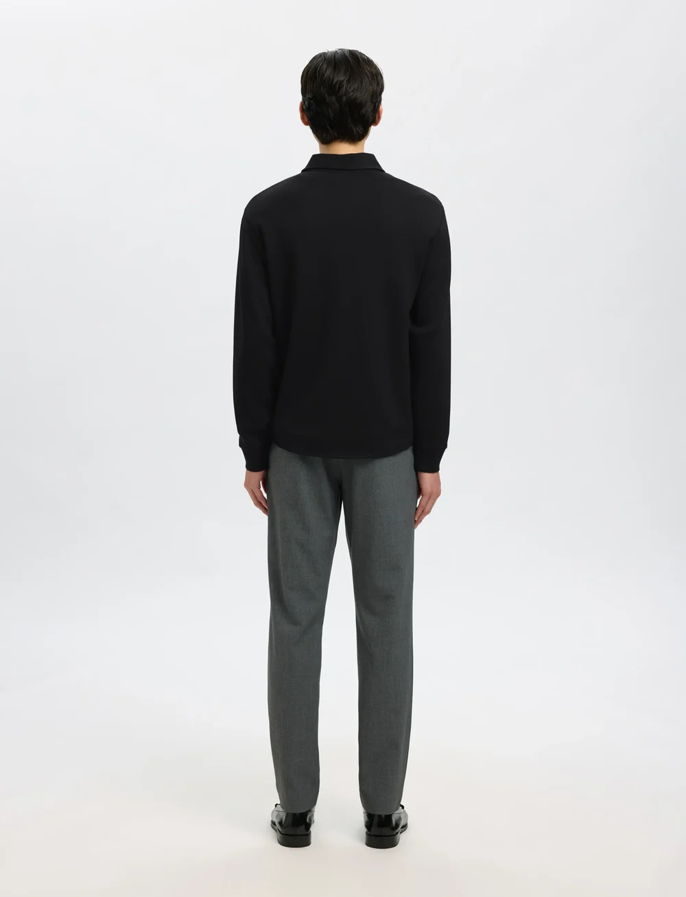 Selected - SLHEMANUEL SOFT FULL ZIP SWEAT NOOS - kollektsioonid - black - 2