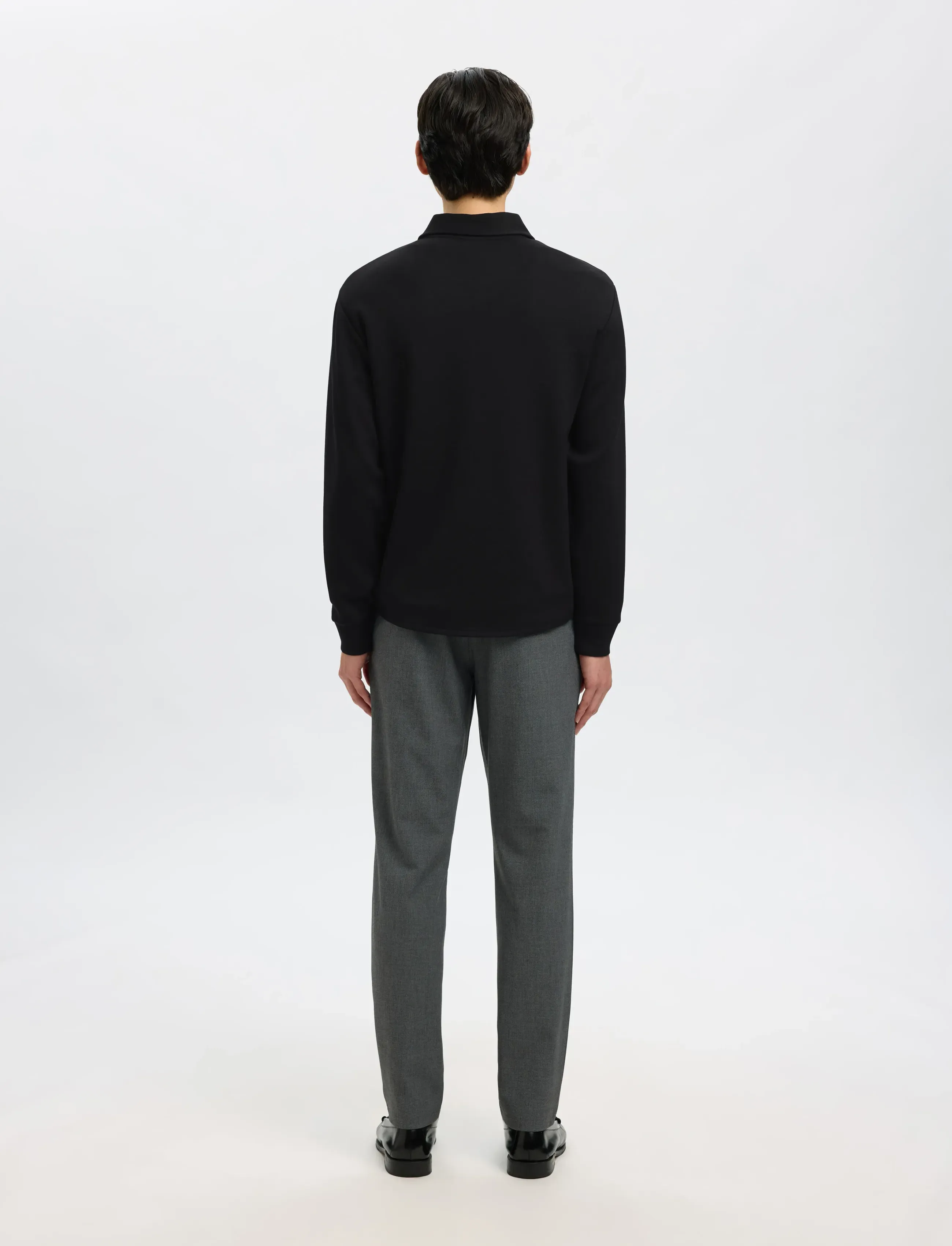 Selected - SLHEMANUEL SOFT FULL ZIP SWEAT NOOS - shop by occasion - black - 2