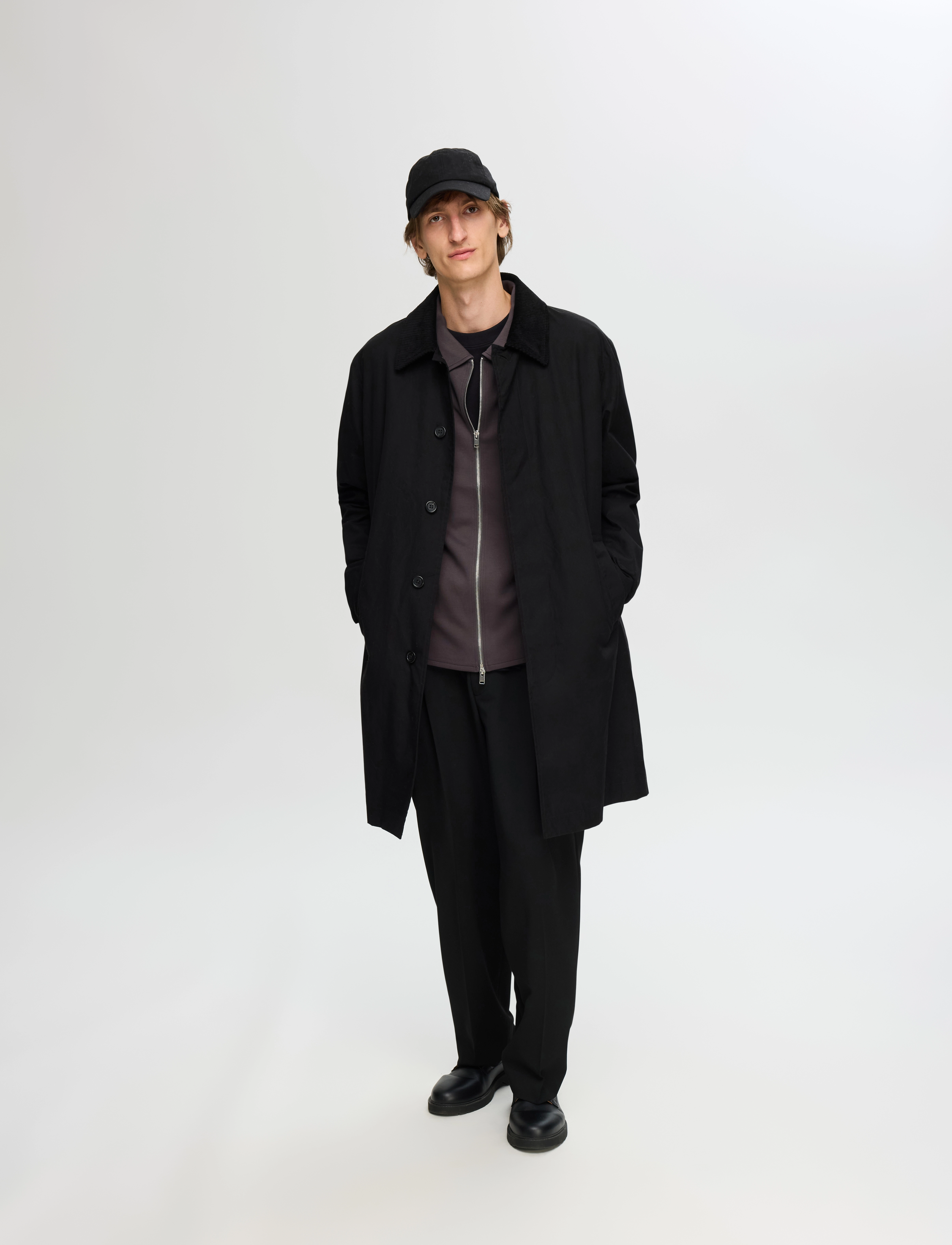 Selected - SLHEMANUEL SOFT FULL ZIP SWEAT NOOS - osta olukorra järgi - forged iron - 5