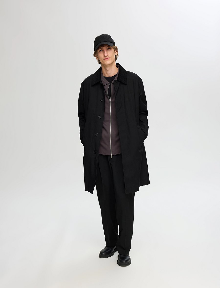 Selected - SLHEMANUEL SOFT FULL ZIP SWEAT NOOS - shop efter anledning - forged iron - 5