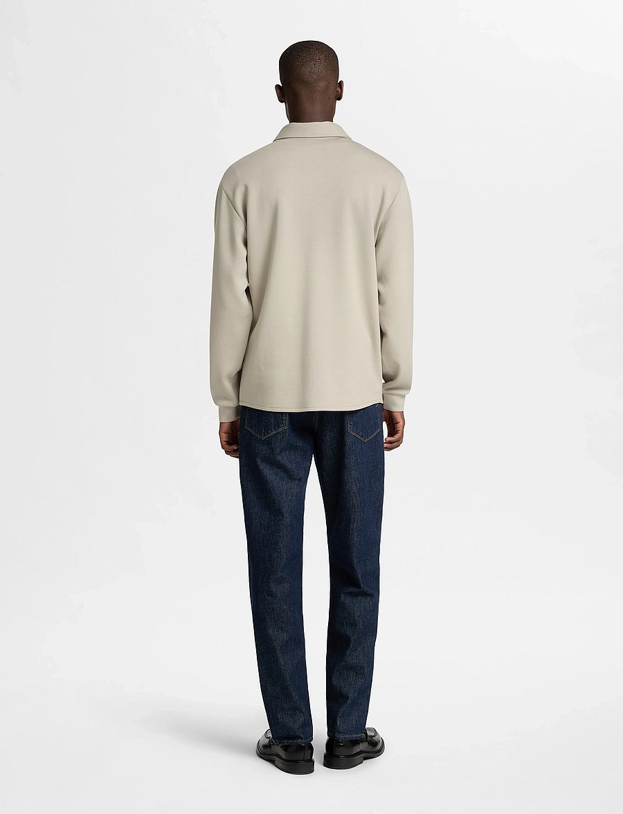 Selected - SLHEMANUEL SOFT FULL ZIP SWEAT NOOS - sweatshirts - pure cashmere - 2