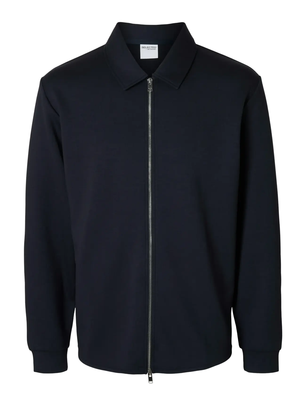 SLHEMANUEL SOFT FULL ZIP SWEAT NOOS - SKY CAPTAIN
