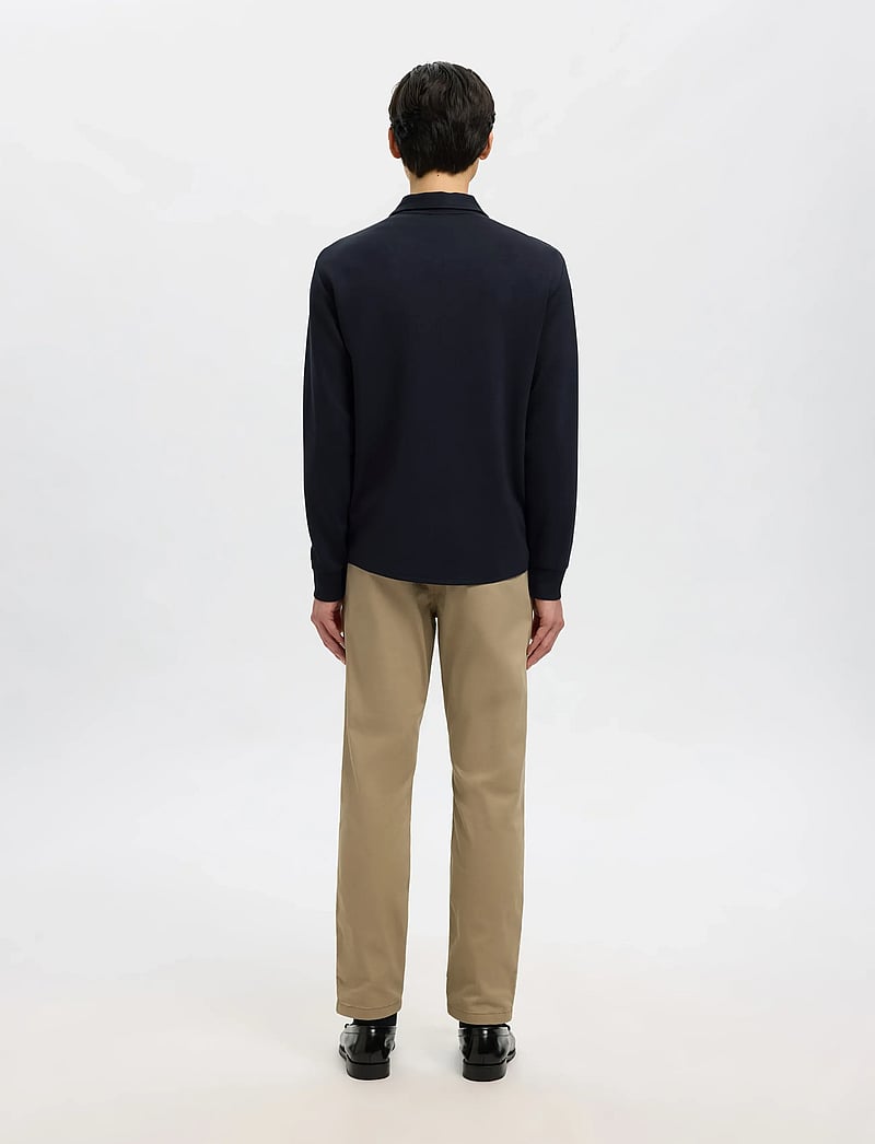 Selected - SLHEMANUEL SOFT FULL ZIP SWEAT NOOS - kollektionen - sky captain - 3