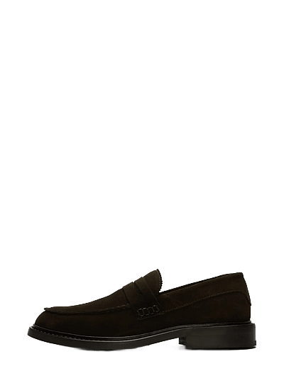 Slhcarter Suede Low Penny Loafer - Loafers
